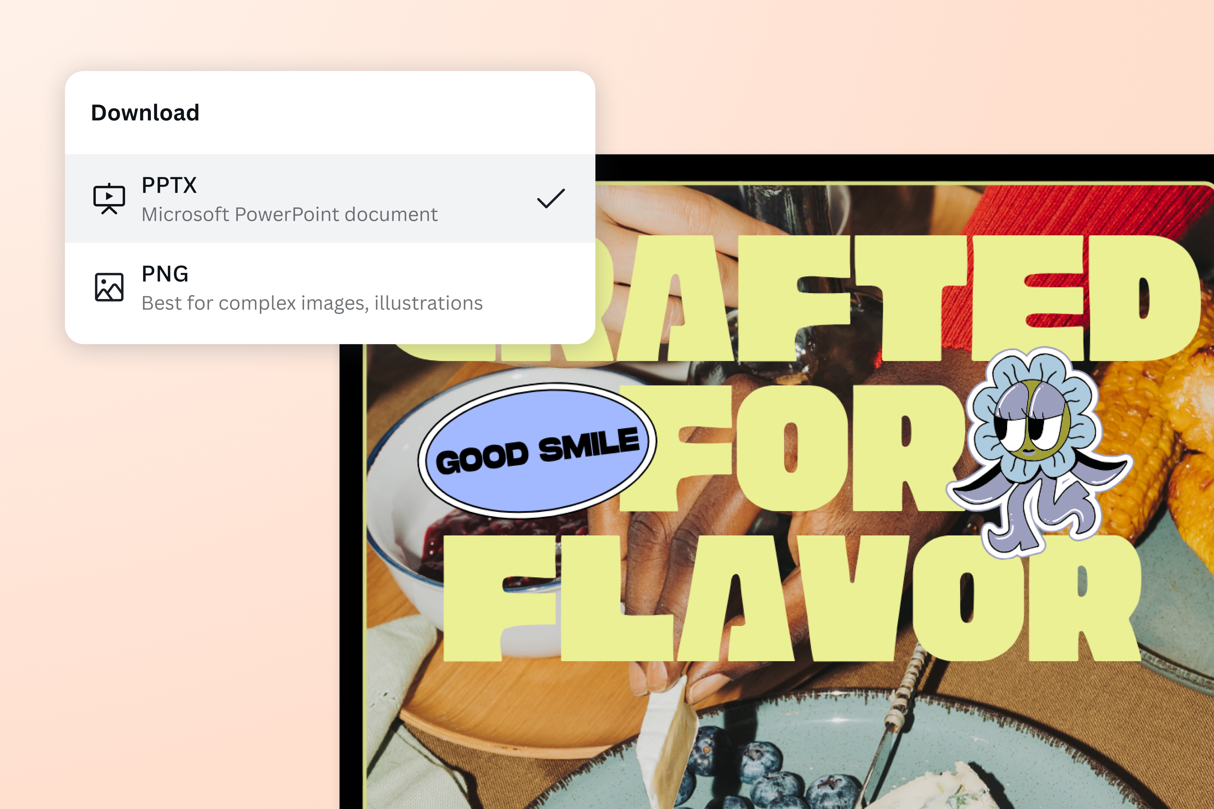 Turn your PNG files to PPT slides in seconds