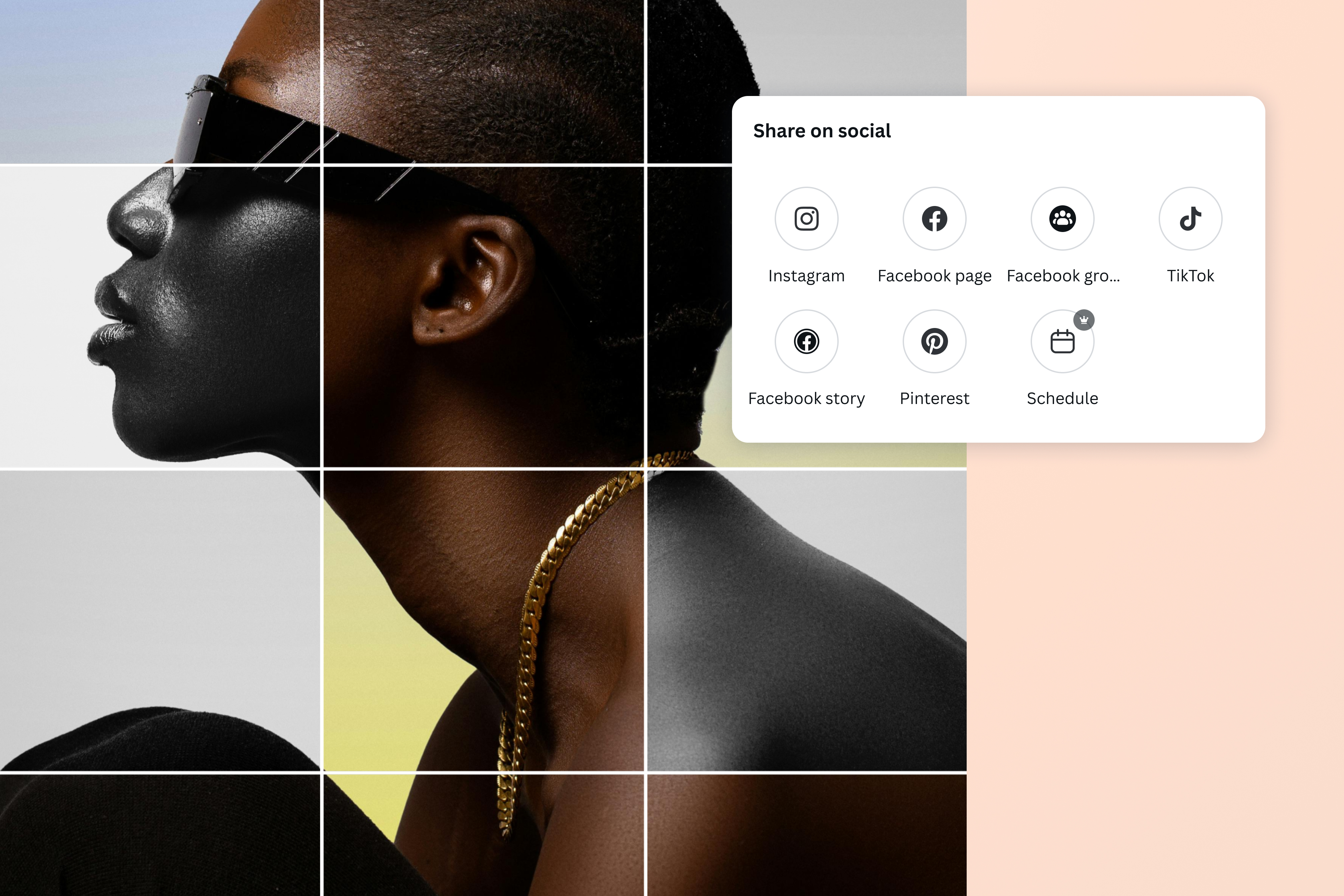 Create and post content in minutes