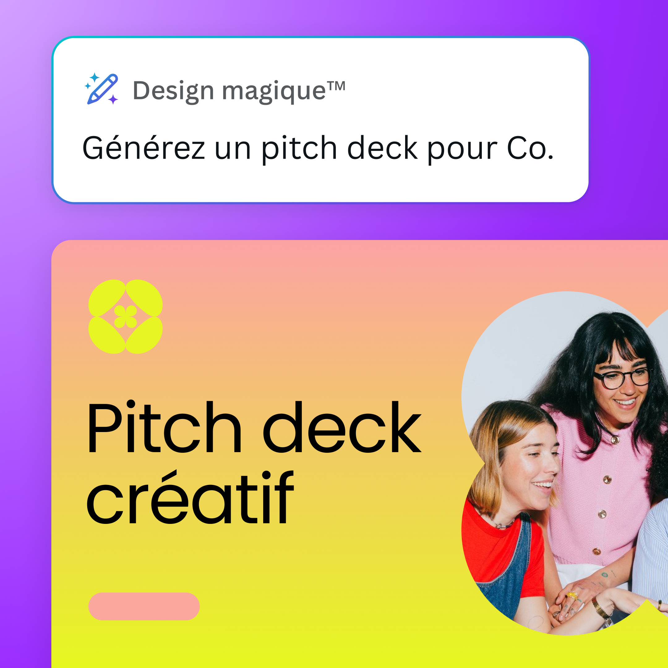 Generate pitch deck with Magic Design