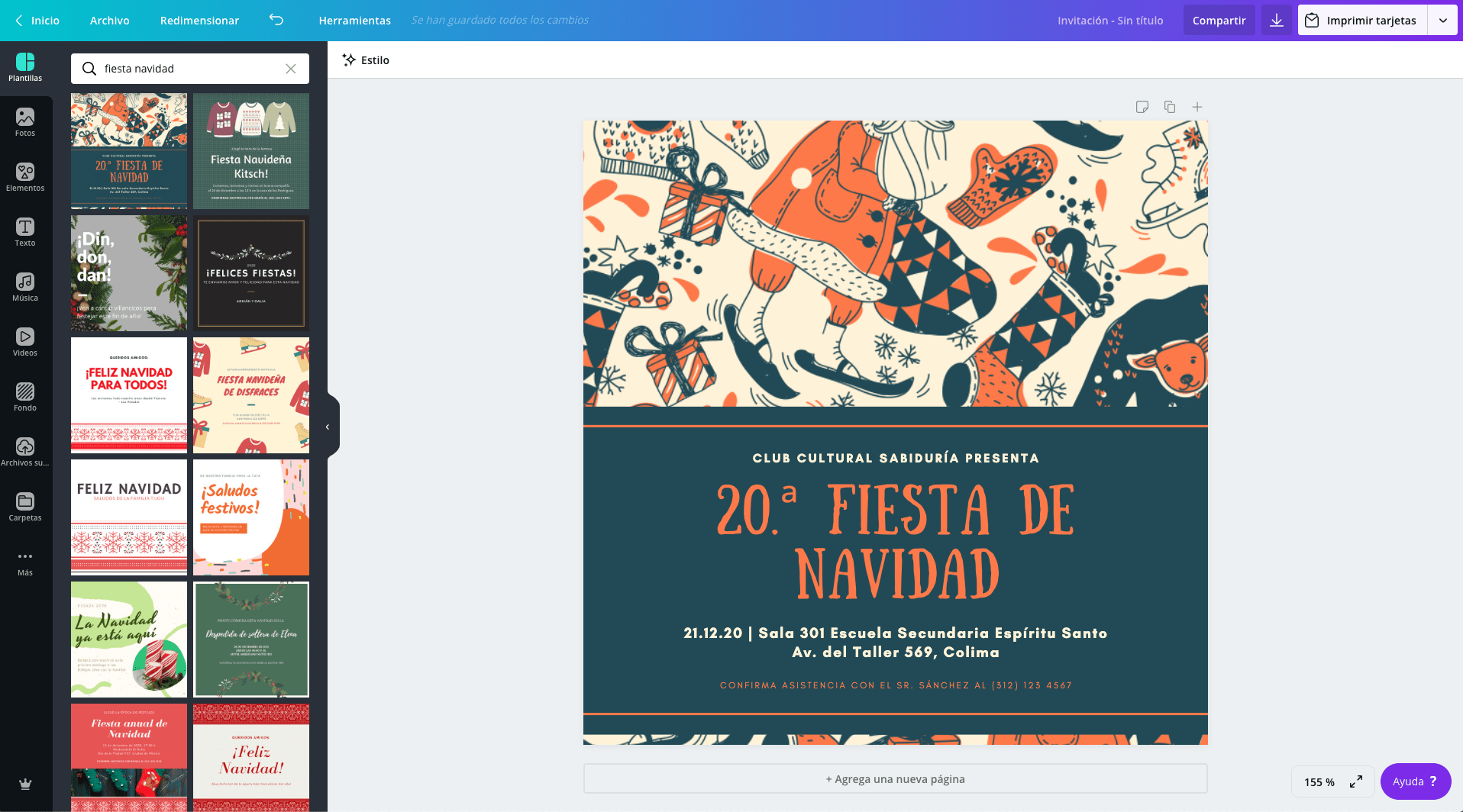 Invitaciones de Navidad Invitaciones de Navidad