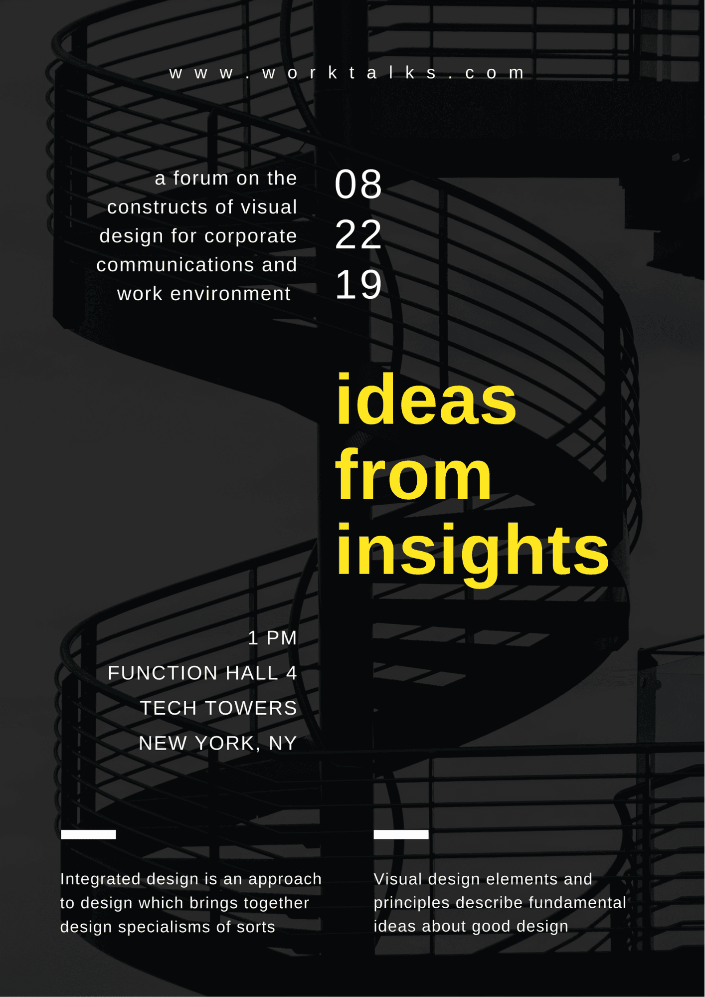 Streamlined Poster How to create a minimalist poster