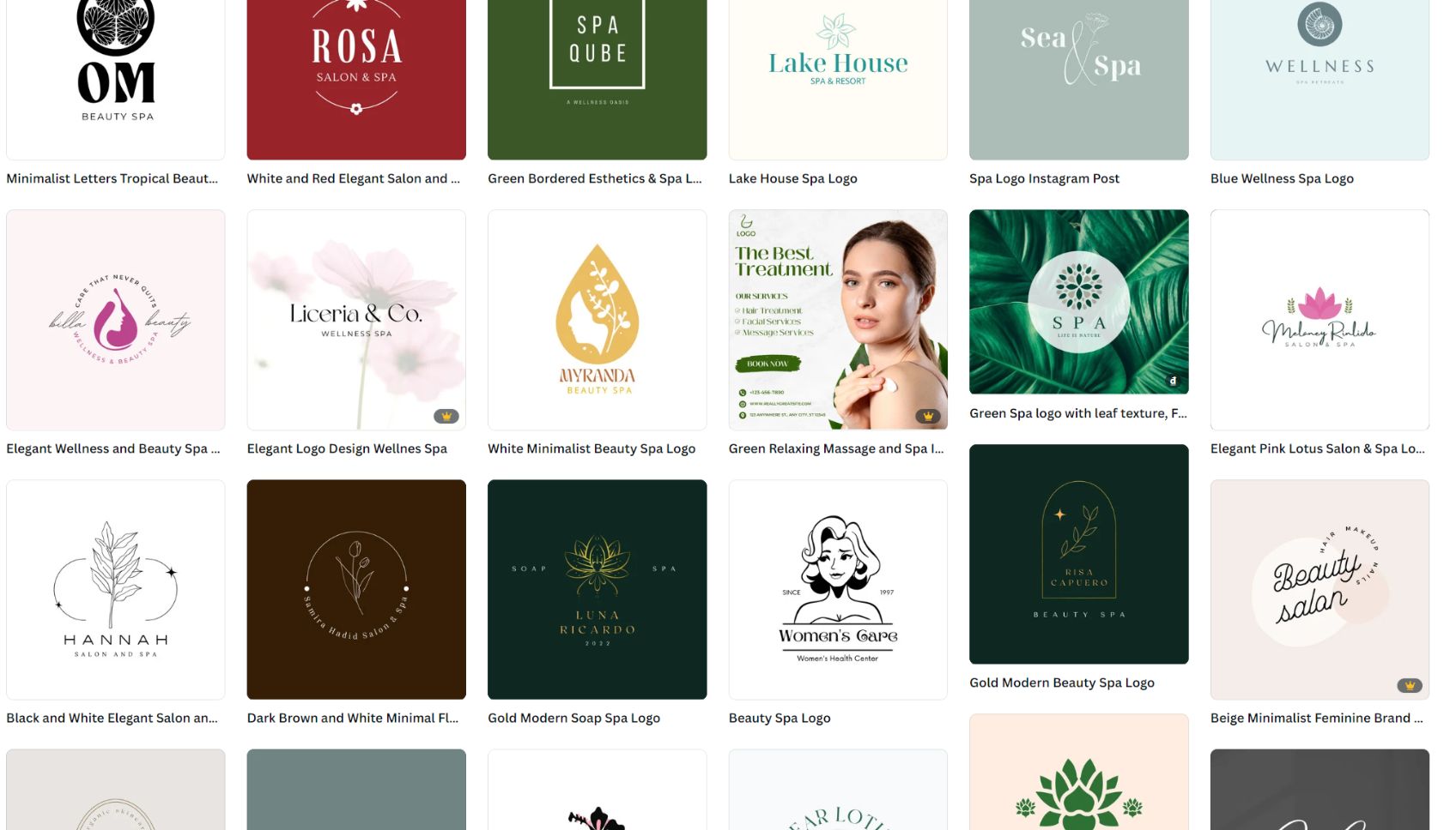 Thiết kế Logo spa Thiết kế Logo spa