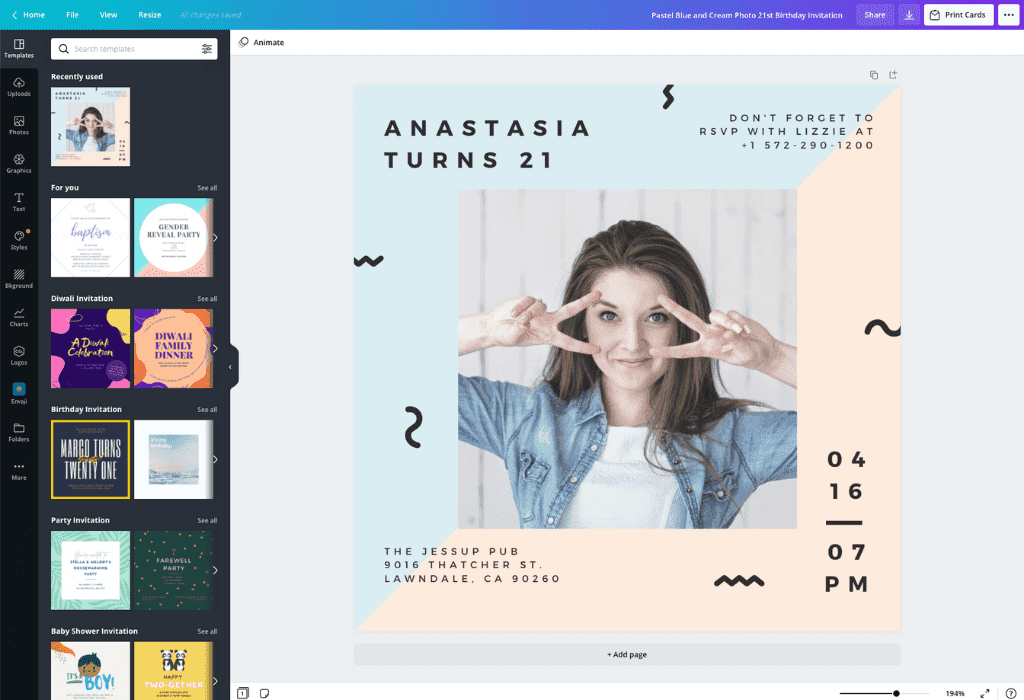 9-How-to-make-a-birthday-invitation-Canva