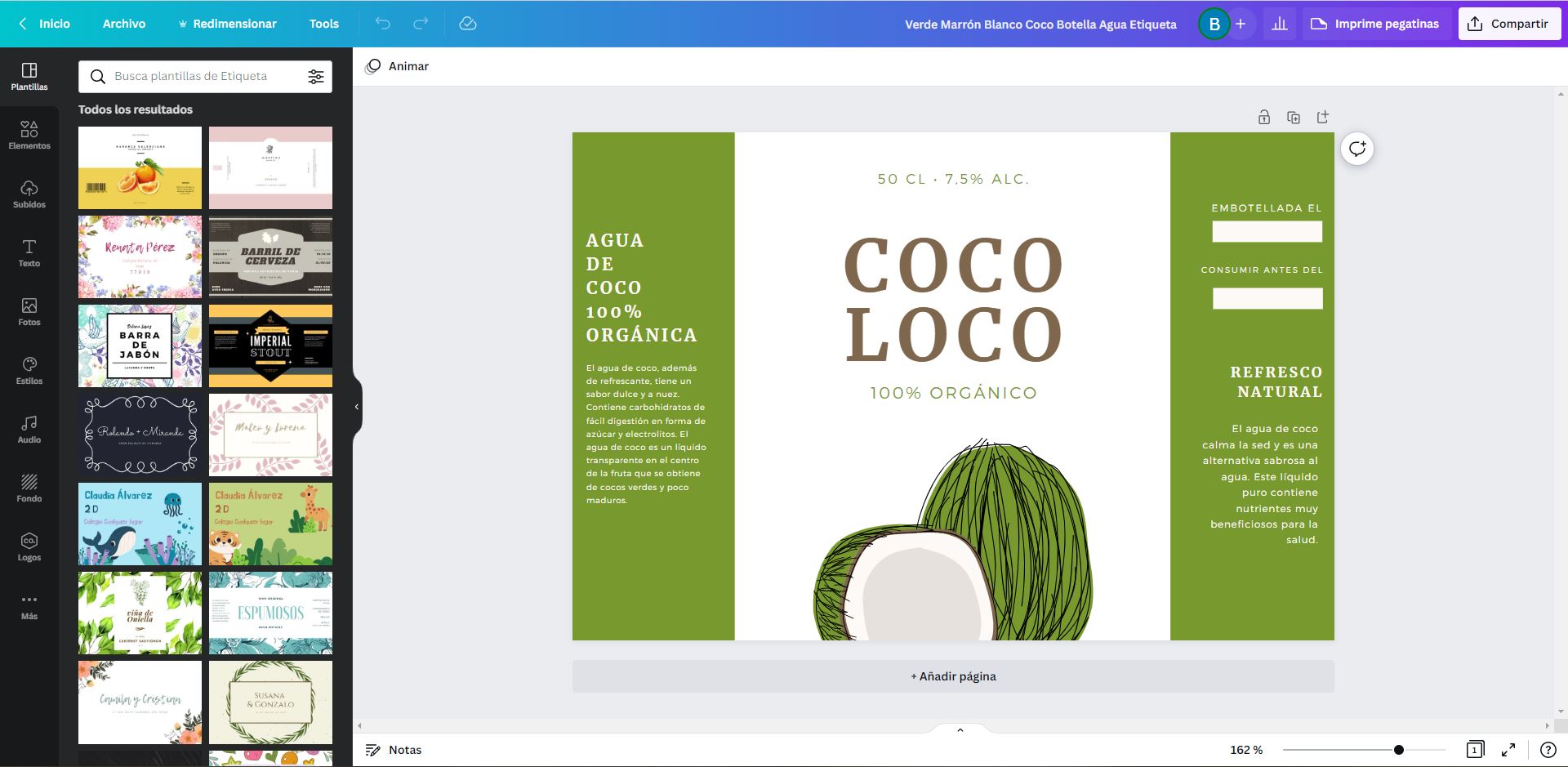 How to make a label - Canva