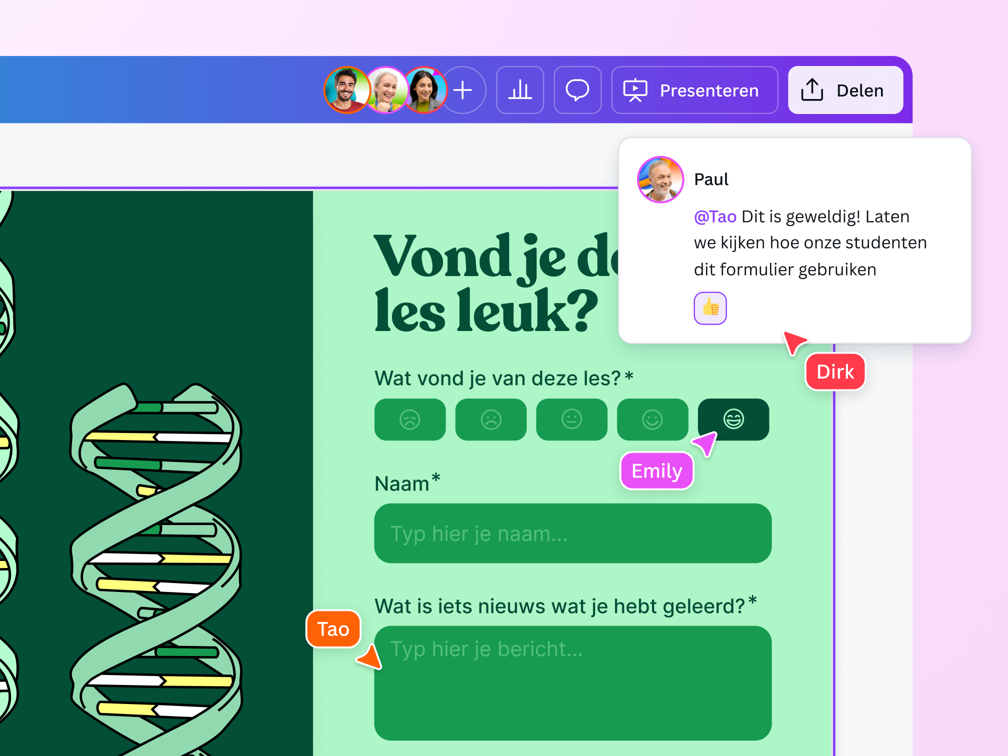 Easy form sharing and collaboration
