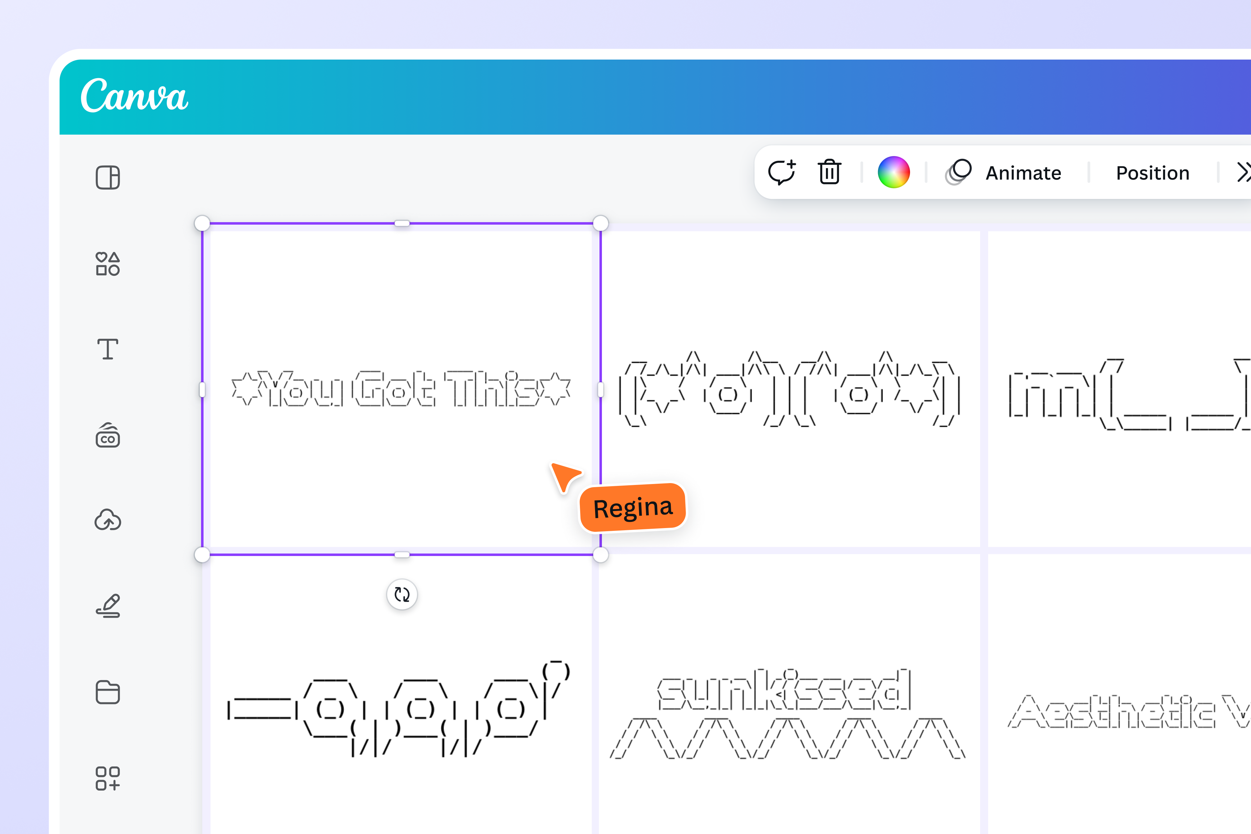 Unlimited ASCII unlimited creativity