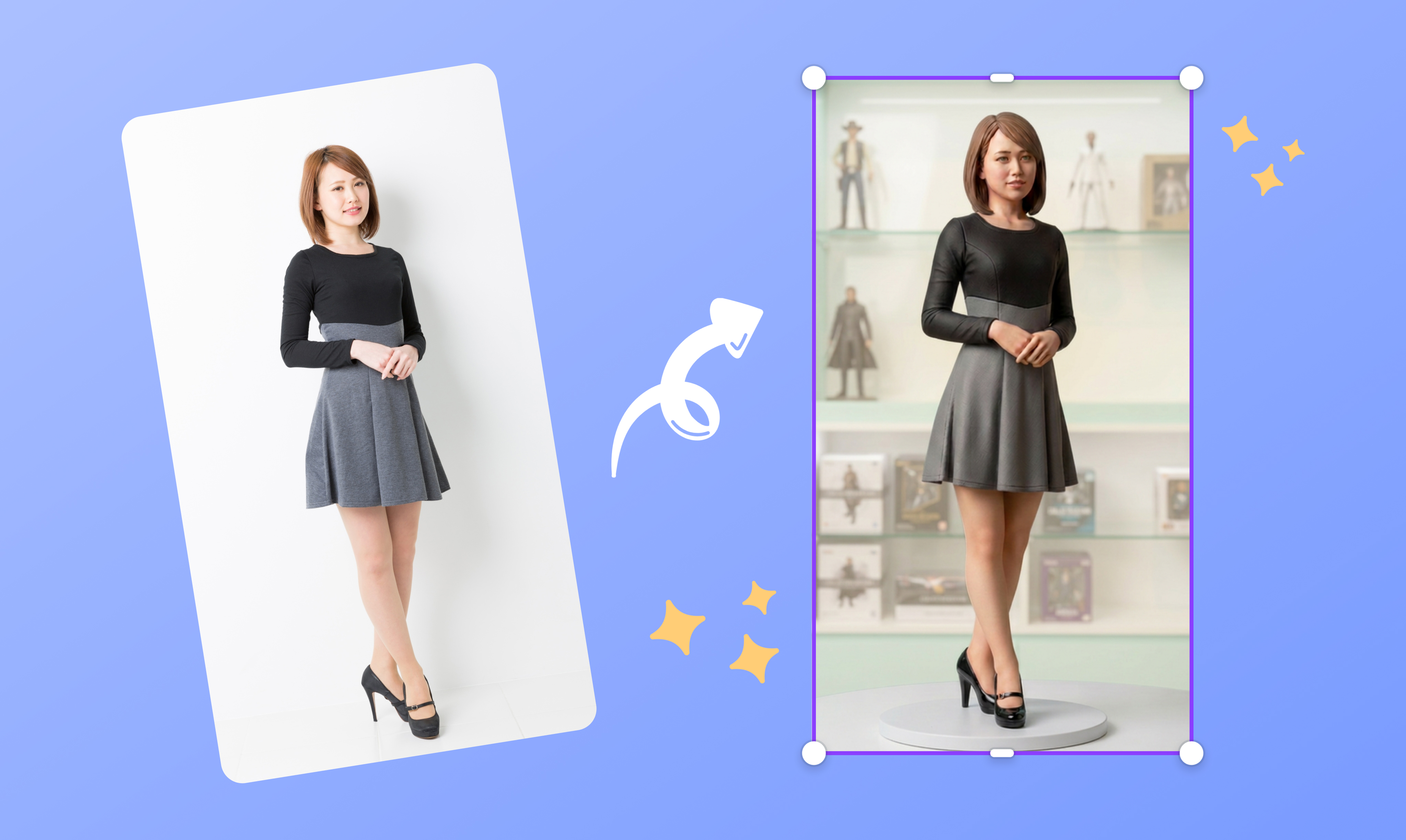 フィギュア化AI - 無料で写真をフィギュア風に変身