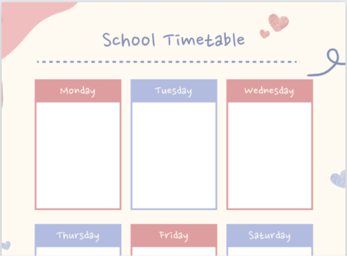 Create Timetable Hero Banner