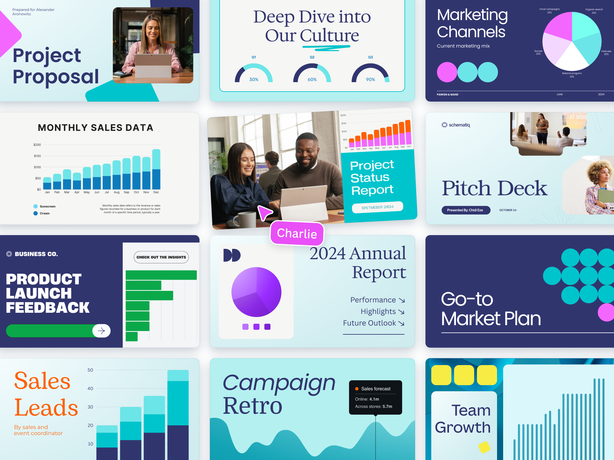 Free customizable graph templates on Canva