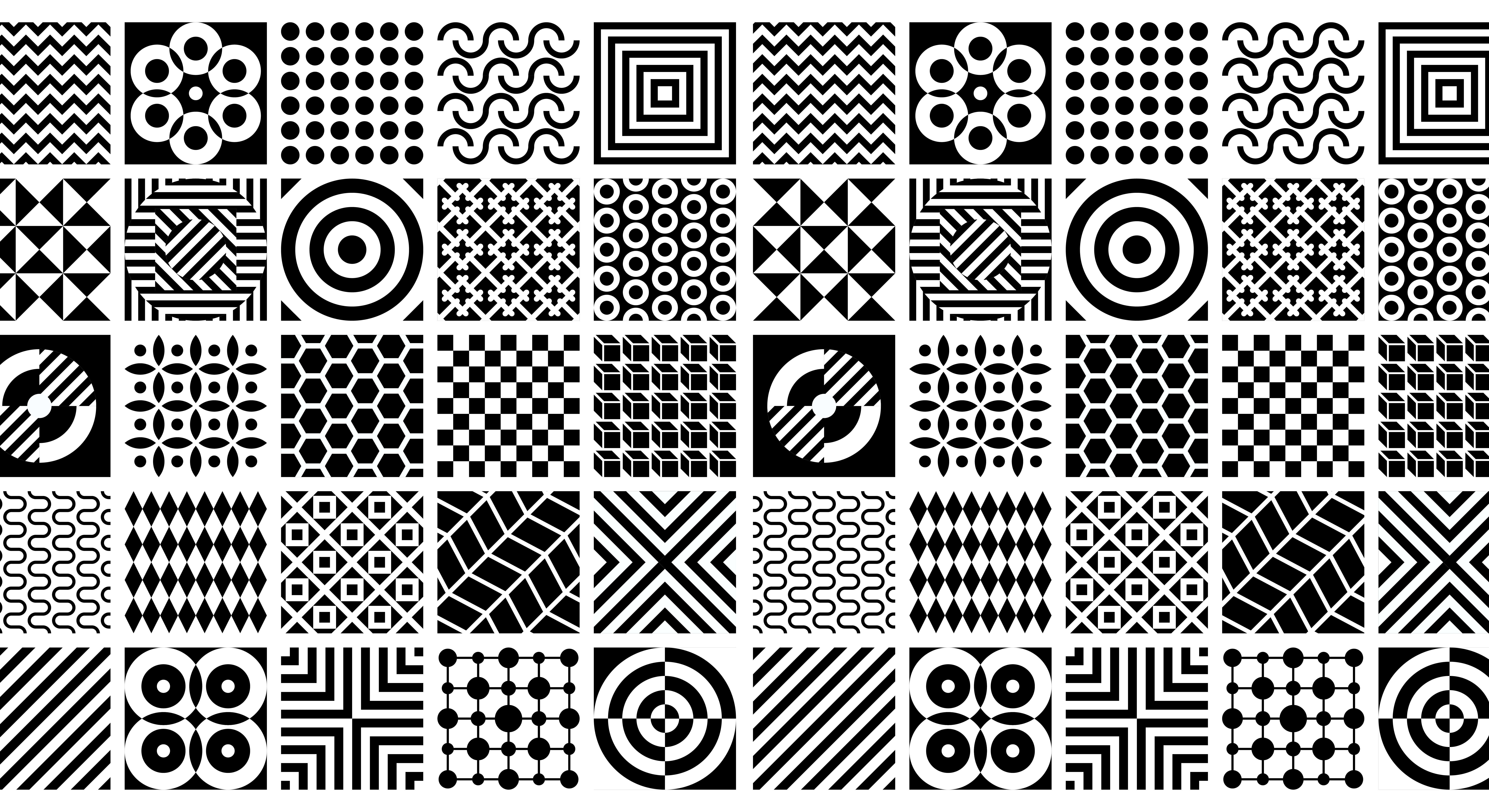 50 stunningly beautiful geometric patterns in graphic design