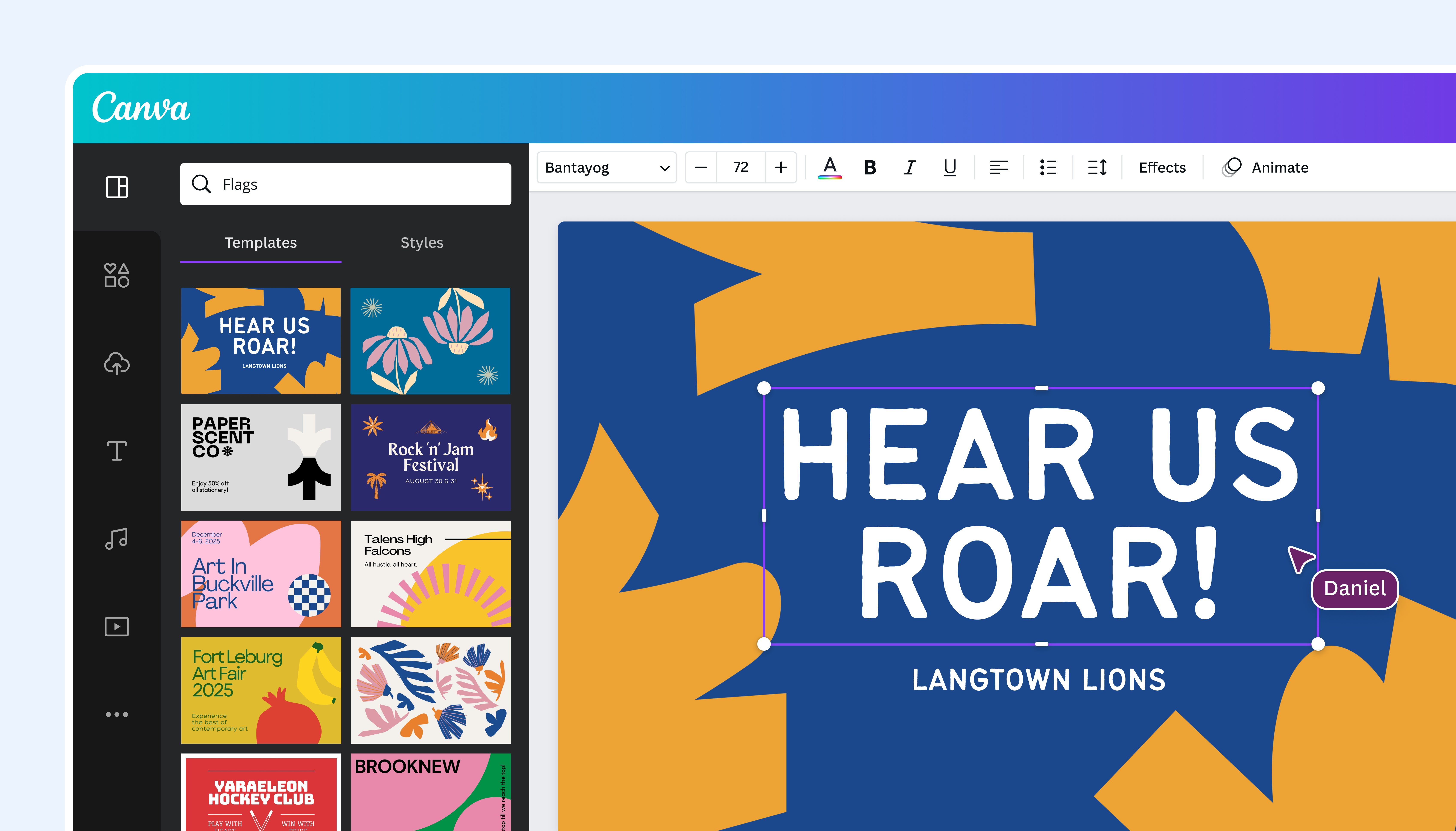 Create Flags Lead برنامج تصميم اعلام