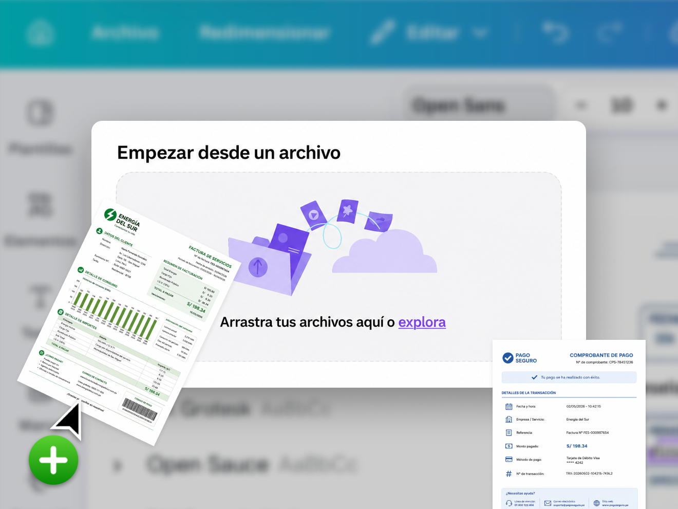 Después de editar tu PDF, compártelo o descárgalo al instante
