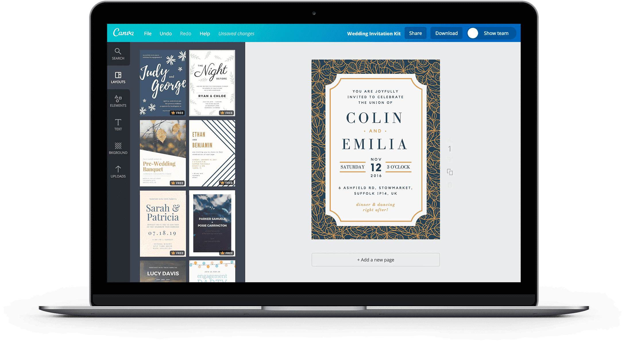 Wedding Invitation Kit Landing Page Wedding Invitation Kit Landing Page