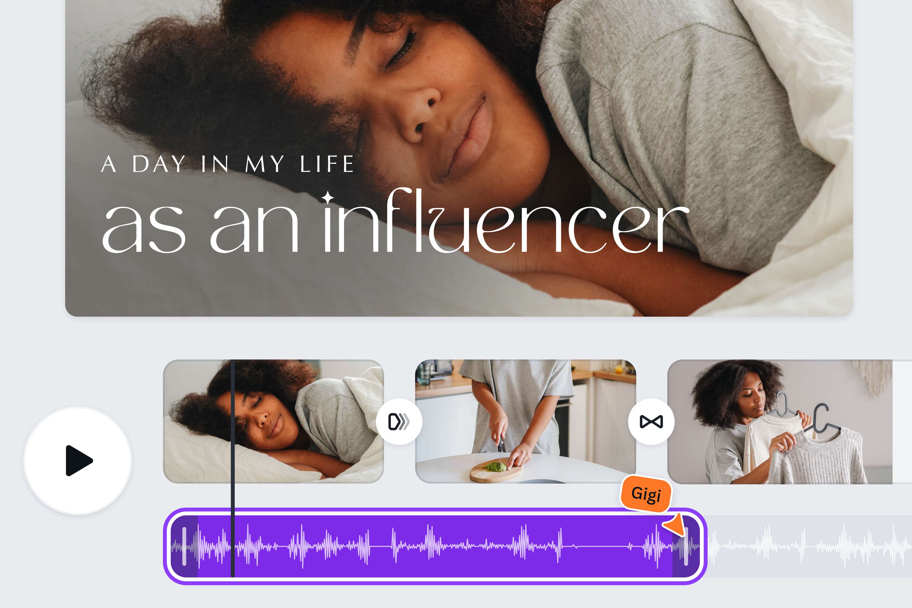 Effortless audio-to-video editing