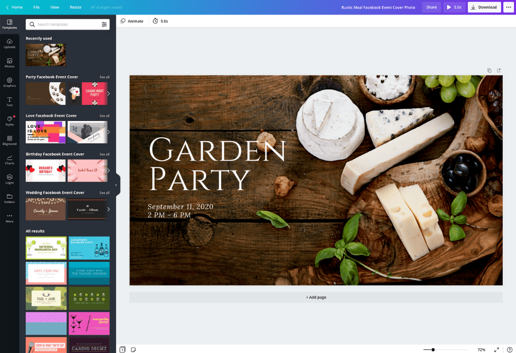 membuat sampul acara facebook Canva membuat sampul acara facebook Canva