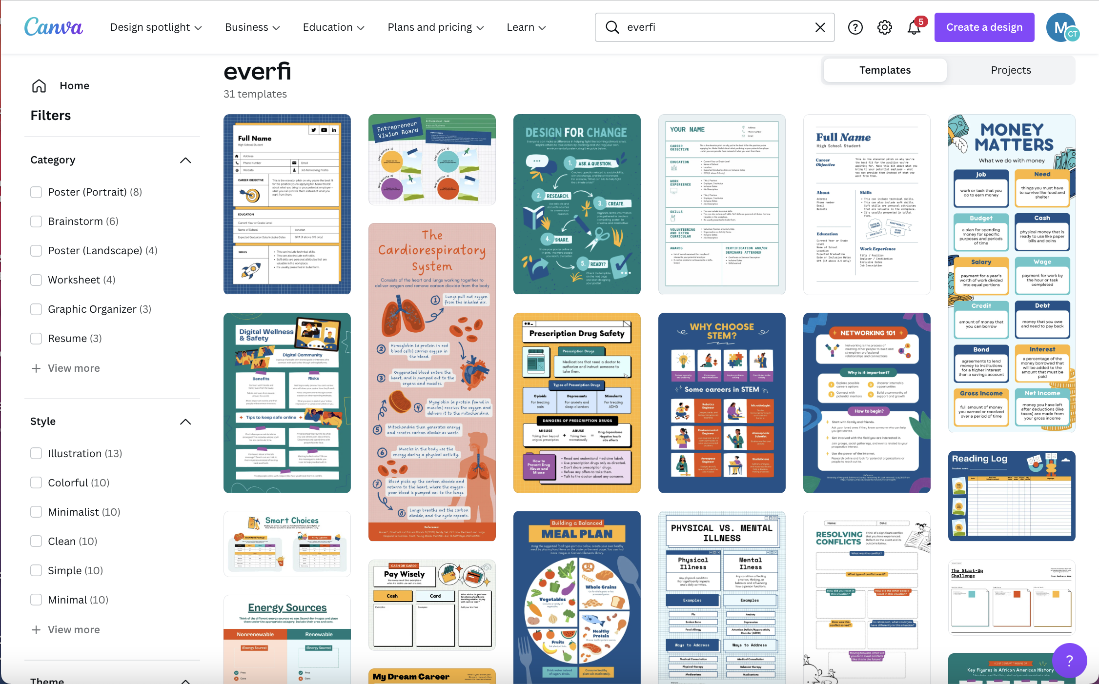 Create authentic learning experiences with Canva Education and EVERFI