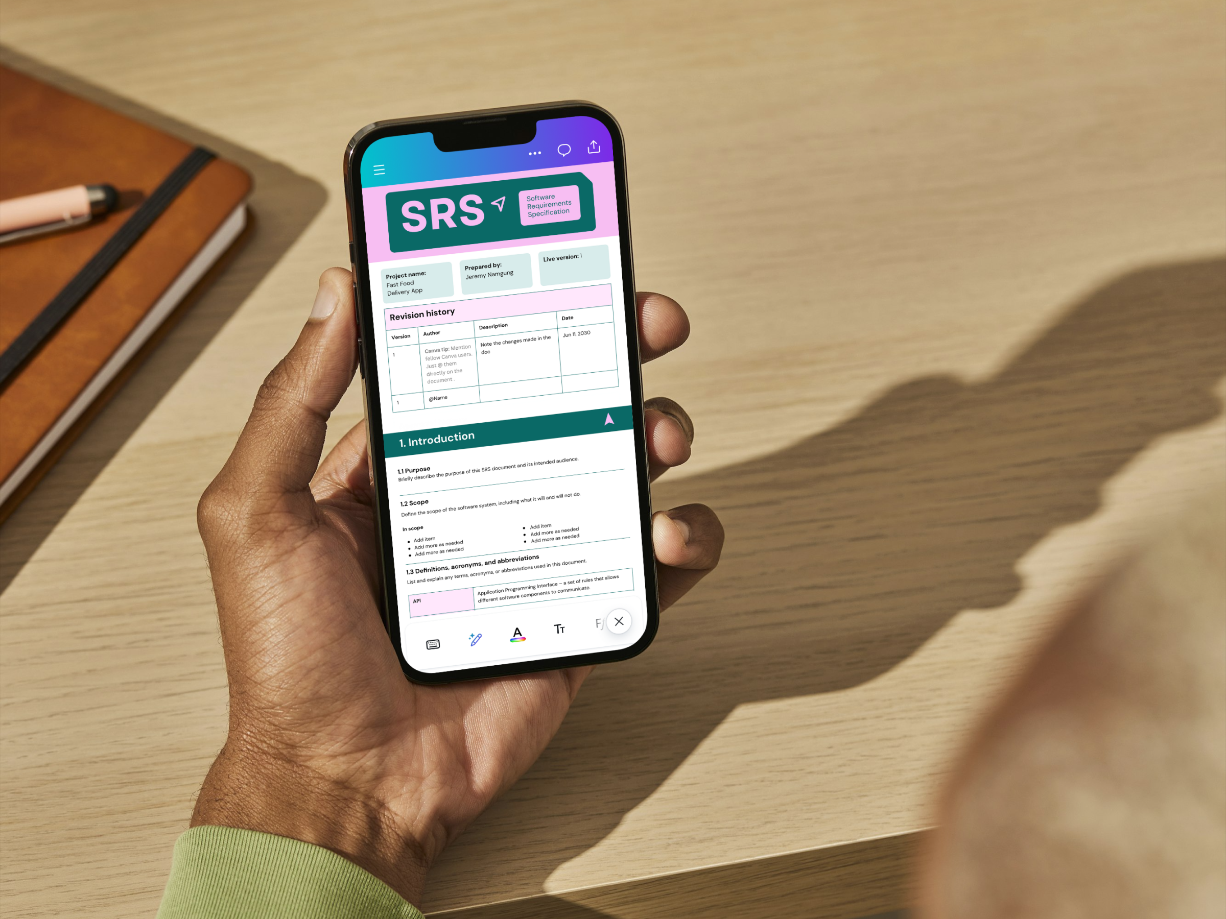 SRS Document Banner