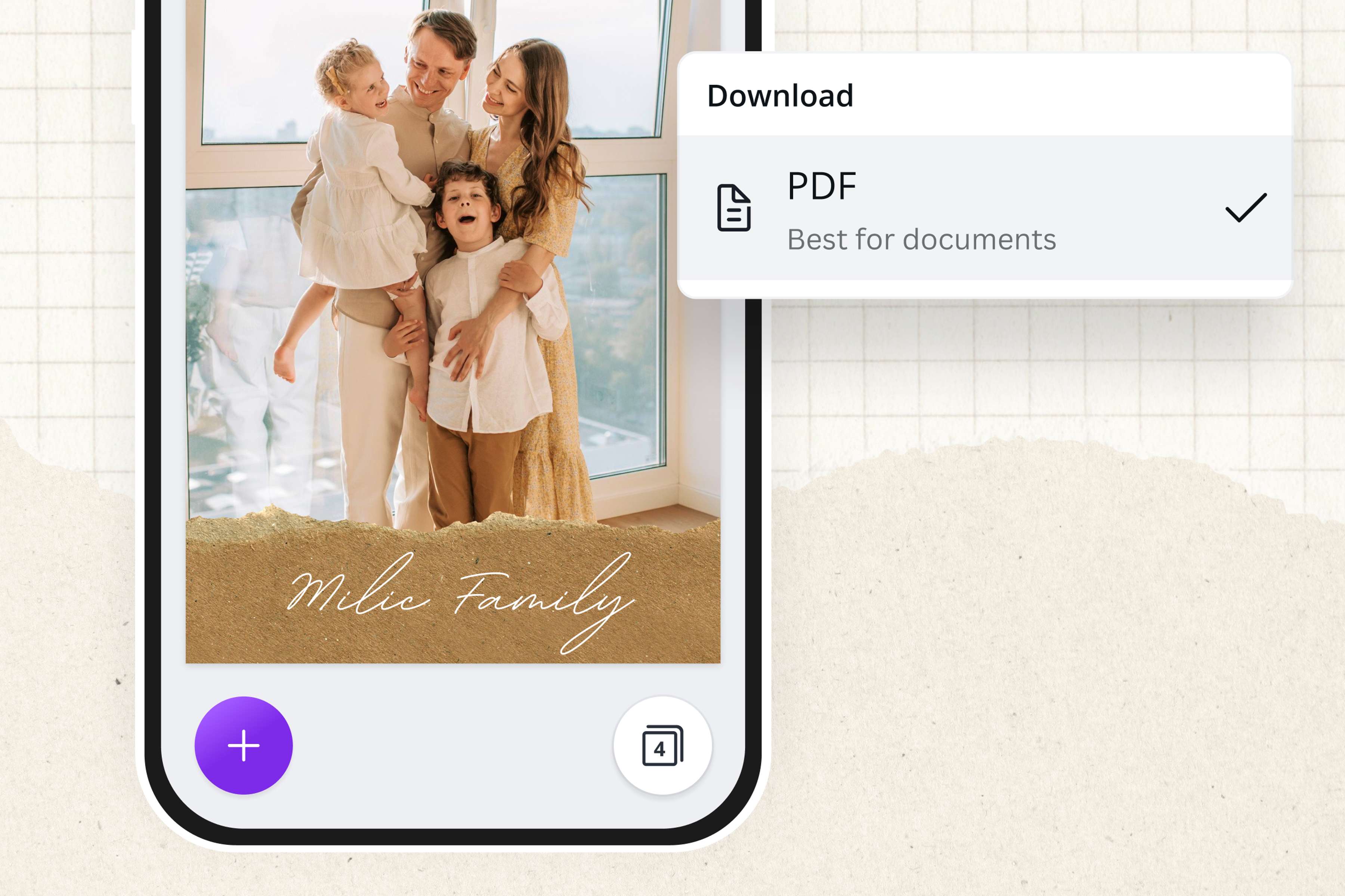 Download and share images in PDF