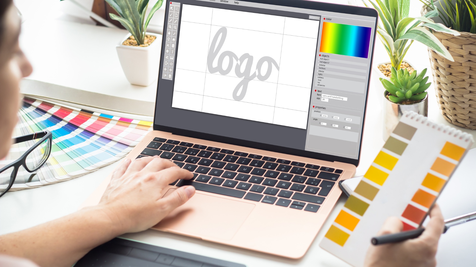 Canva,type,logo,écran,tablette,smartphone