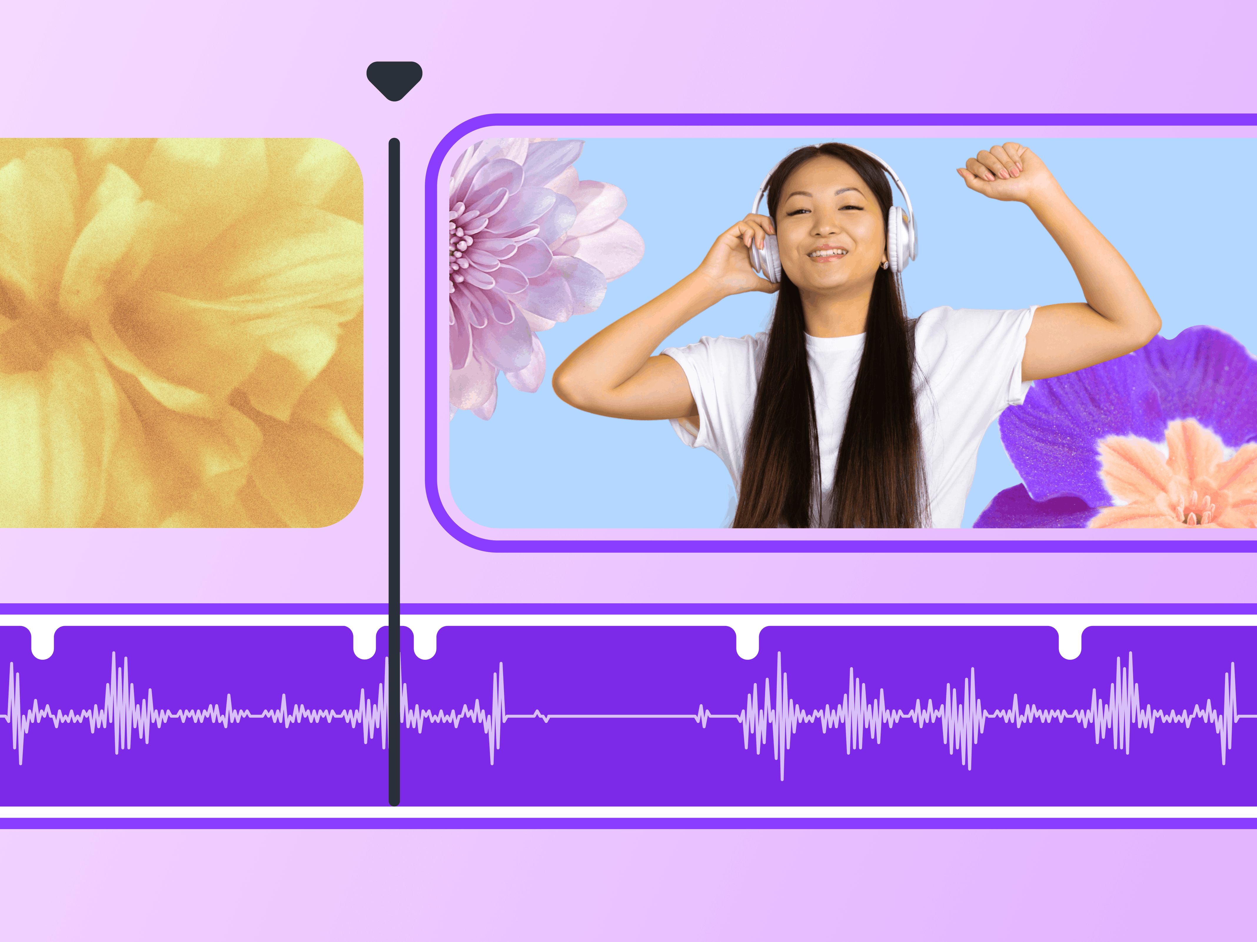 sinkronisasi audio dan video dengan AI Canva