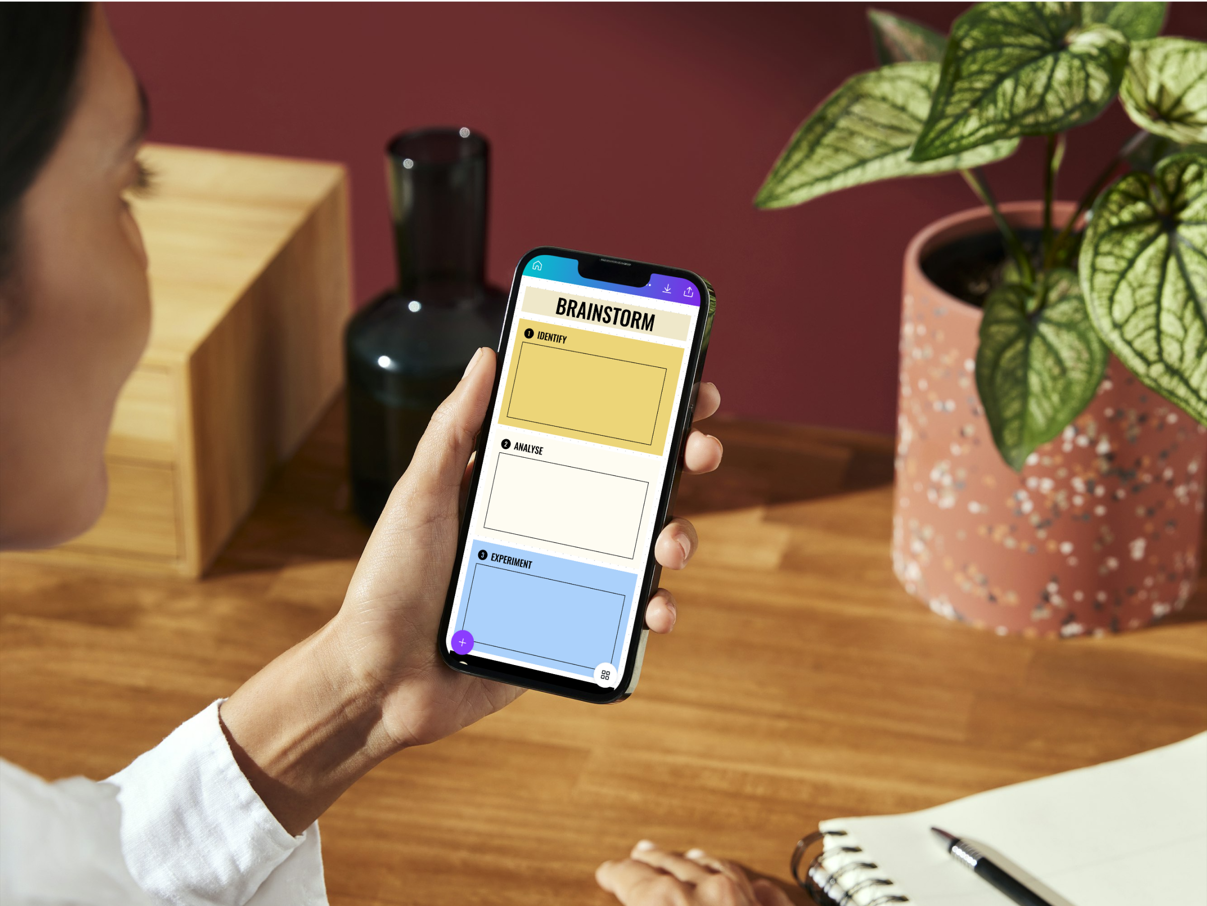 App per brainstorming su Canva