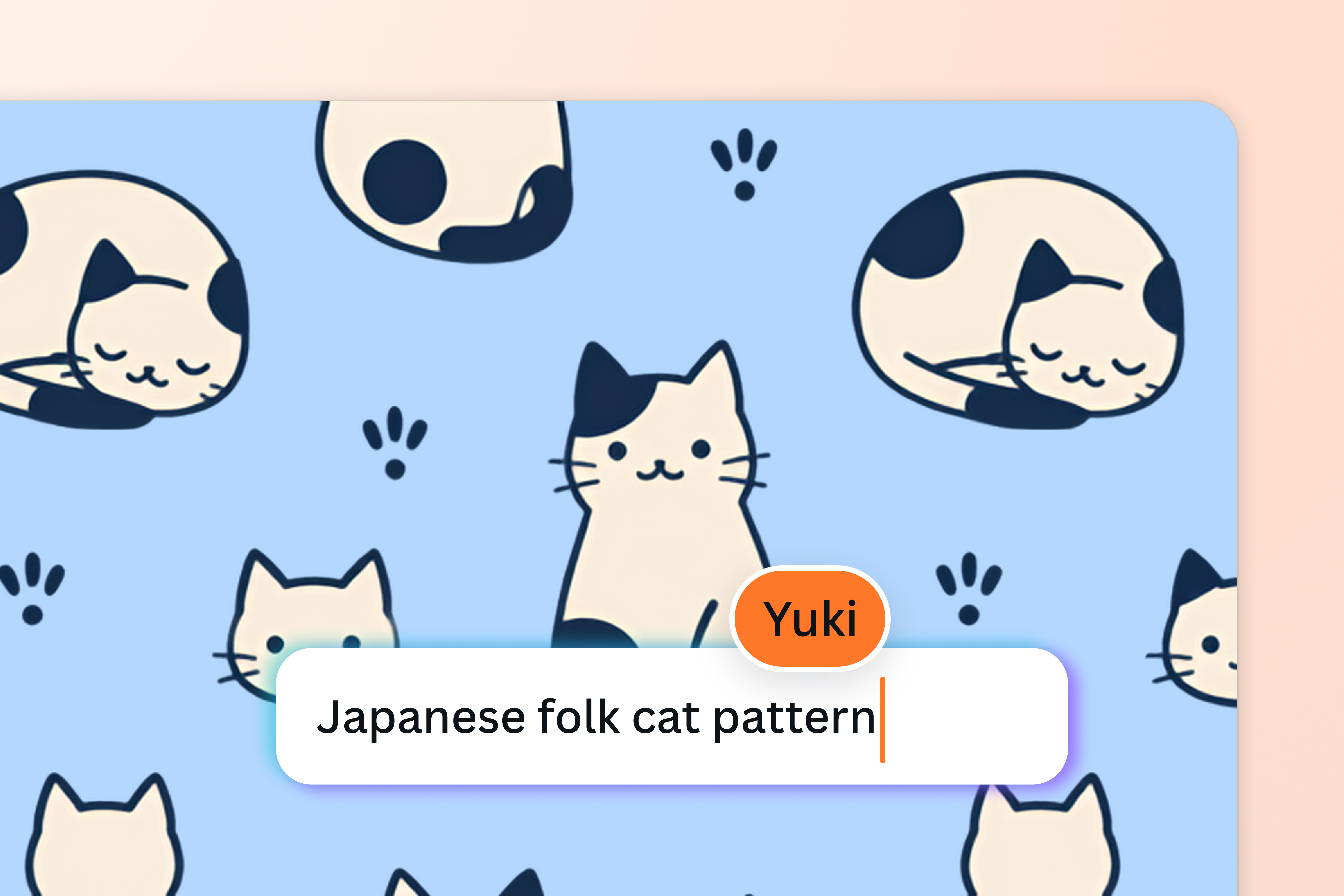 Type your prompt in Vector AI to generate an SVG for your design