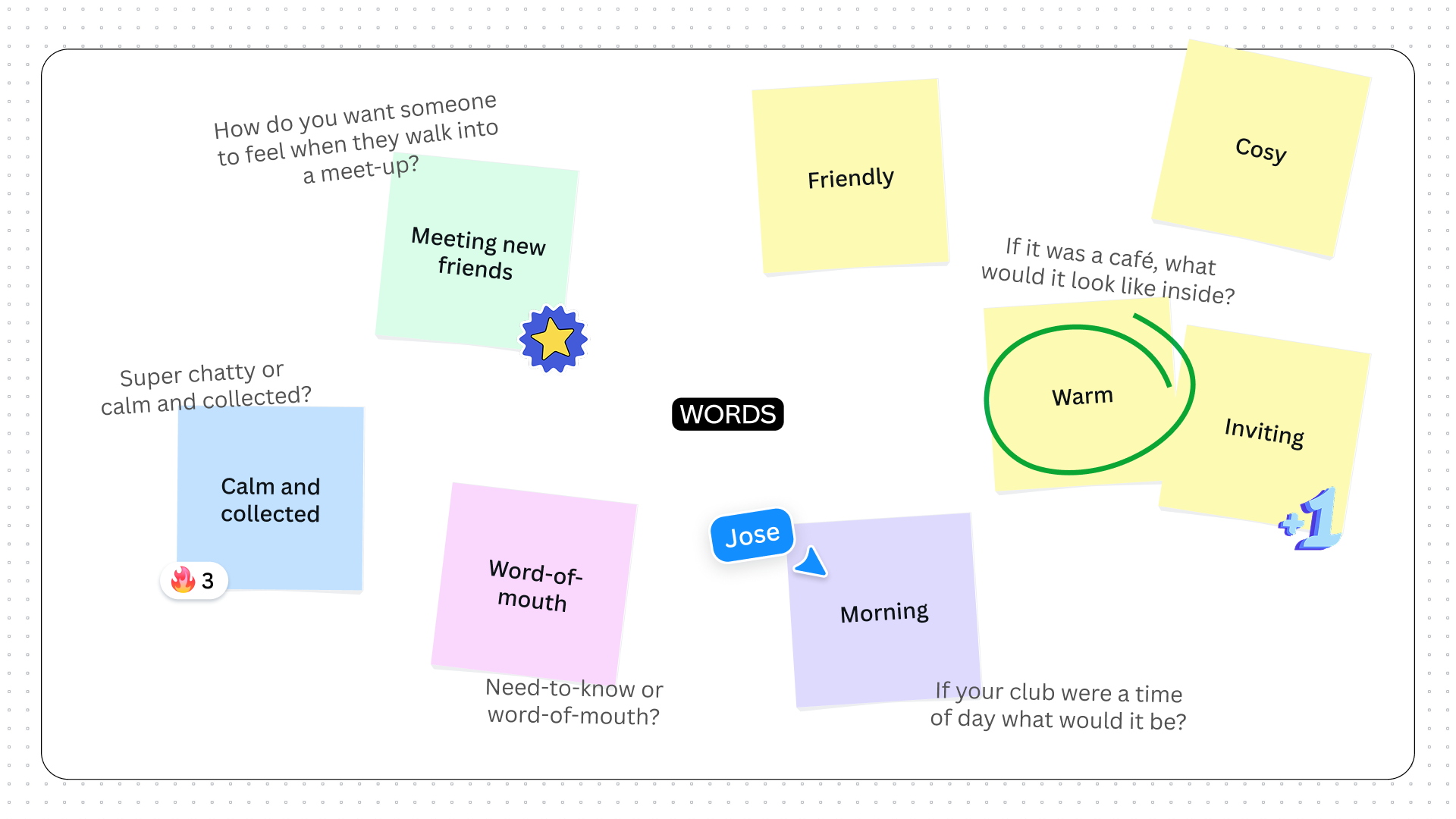 Image of a project moodboard