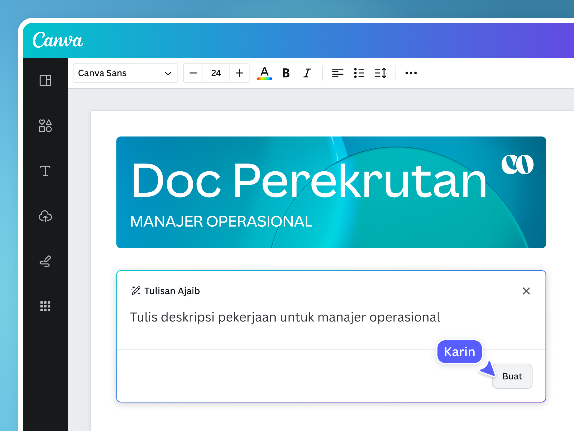 Pratinjau Tulisan Ajaib, generator teks AI dan alat penulis AI