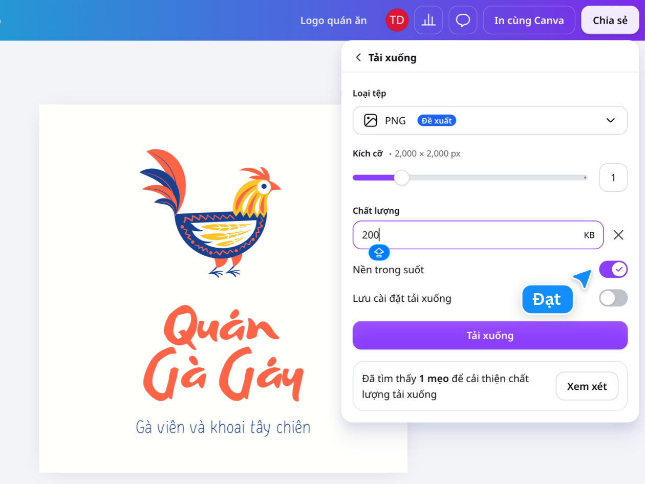 Giữ nền trong suốt cho logo và đồ họa Giữ nền trong suốt cho logo và đồ họa