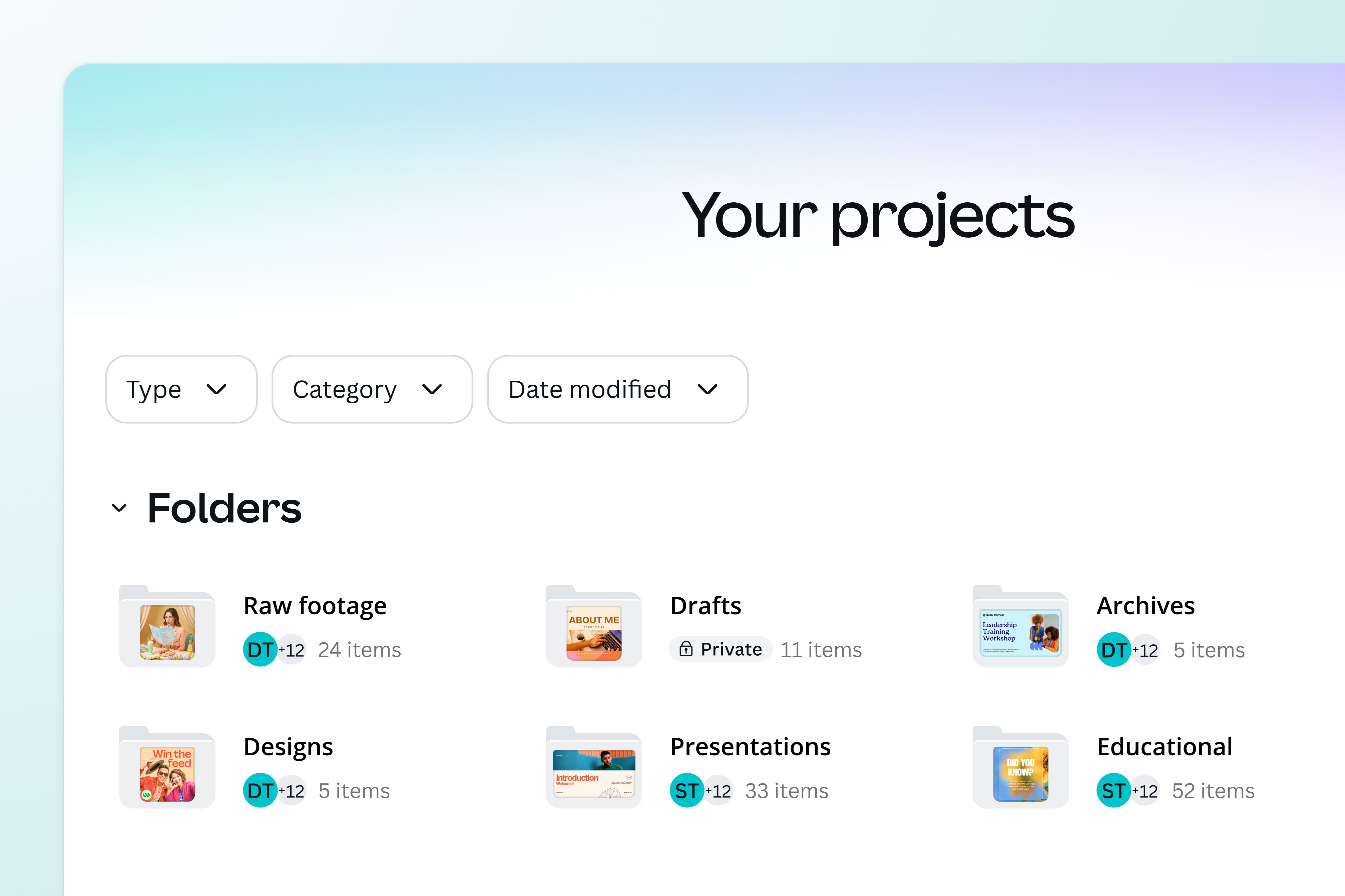 Organize an archive of your work Organize an archive of your work