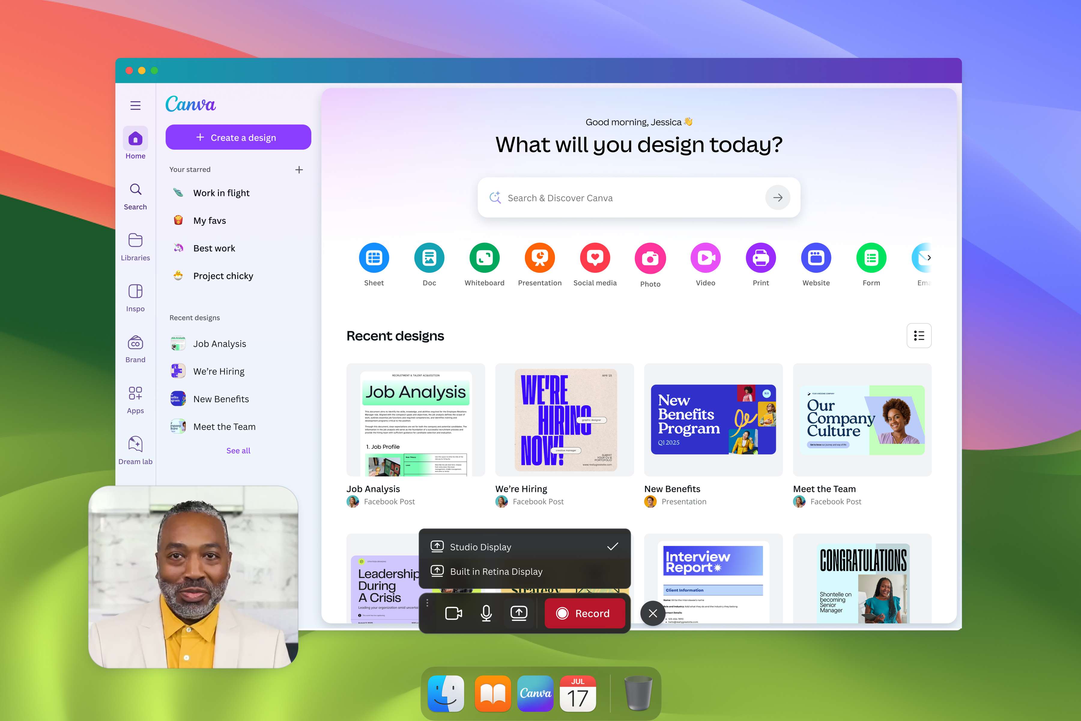 Record your screen