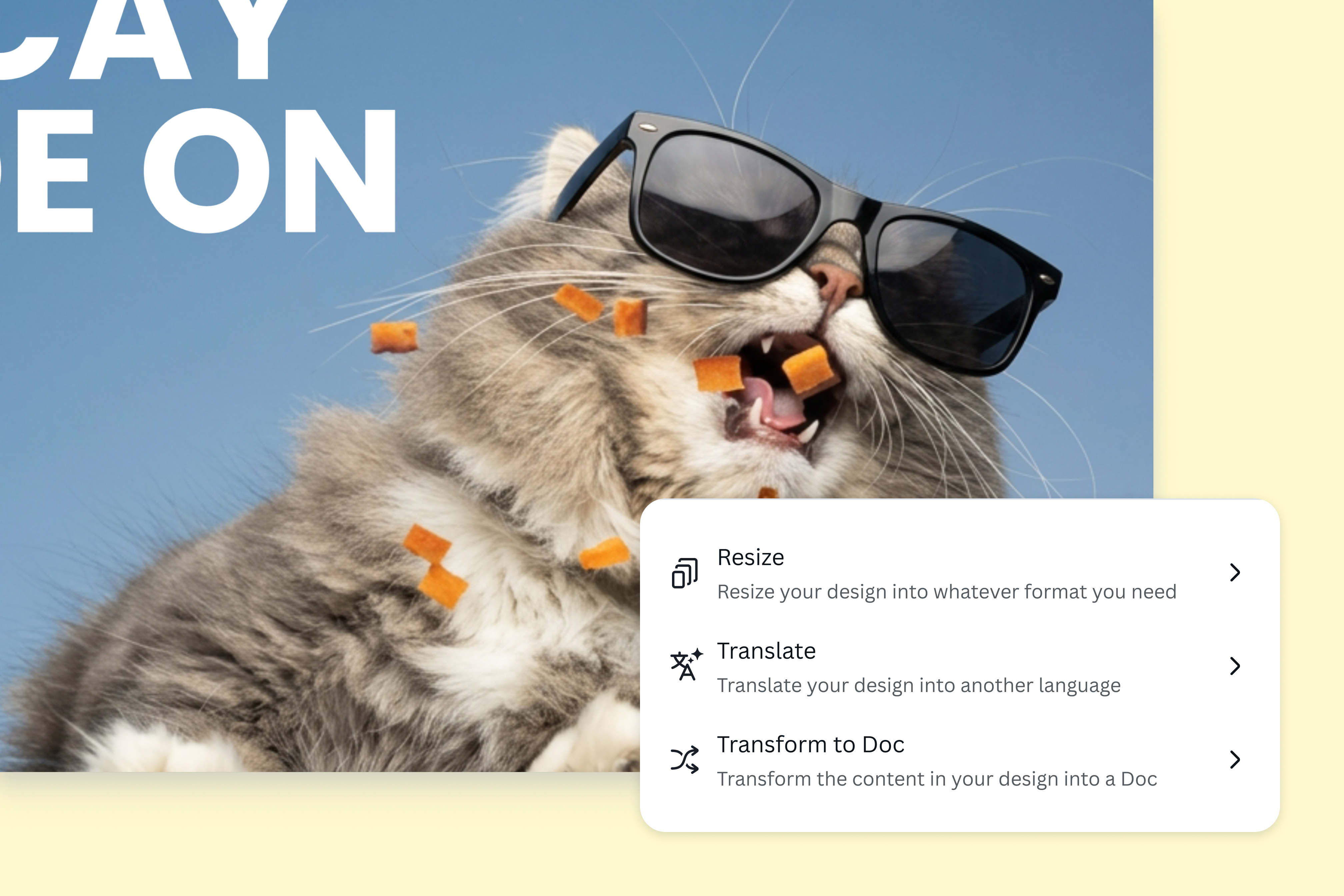 Turn photos into shareable content