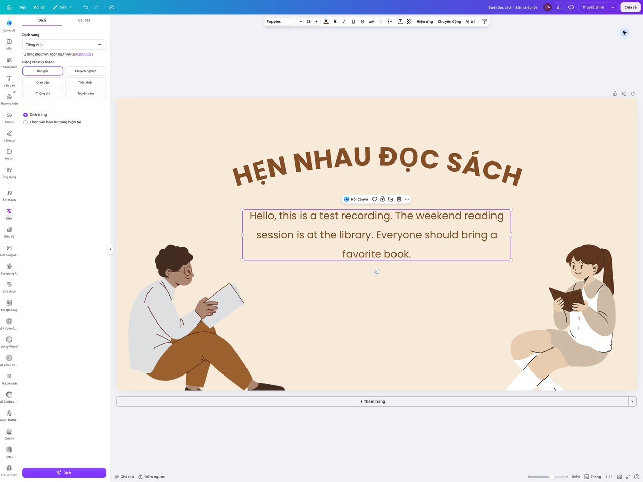 Kết nối với nhiều người hơn trên toàn cầu Rà soát bản dịch tiếng Anh của nội dung đã chép lời