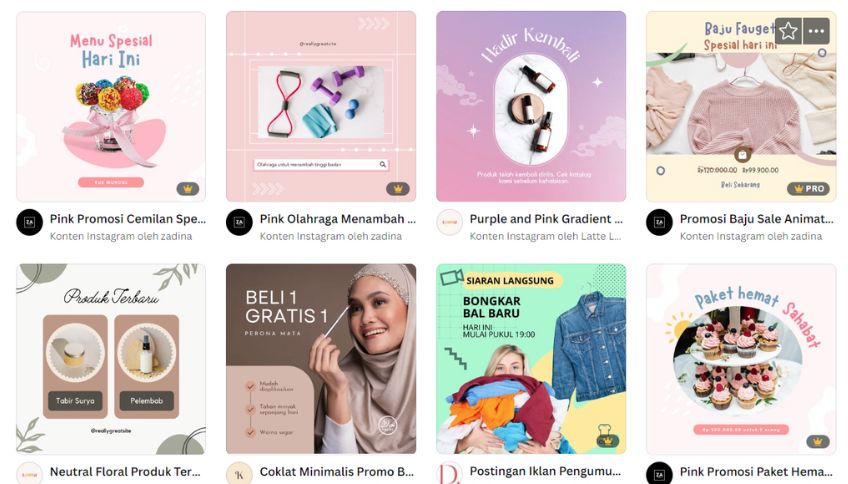 Membuat Iklan Online di Canva bikin iklan online gratis di Canva