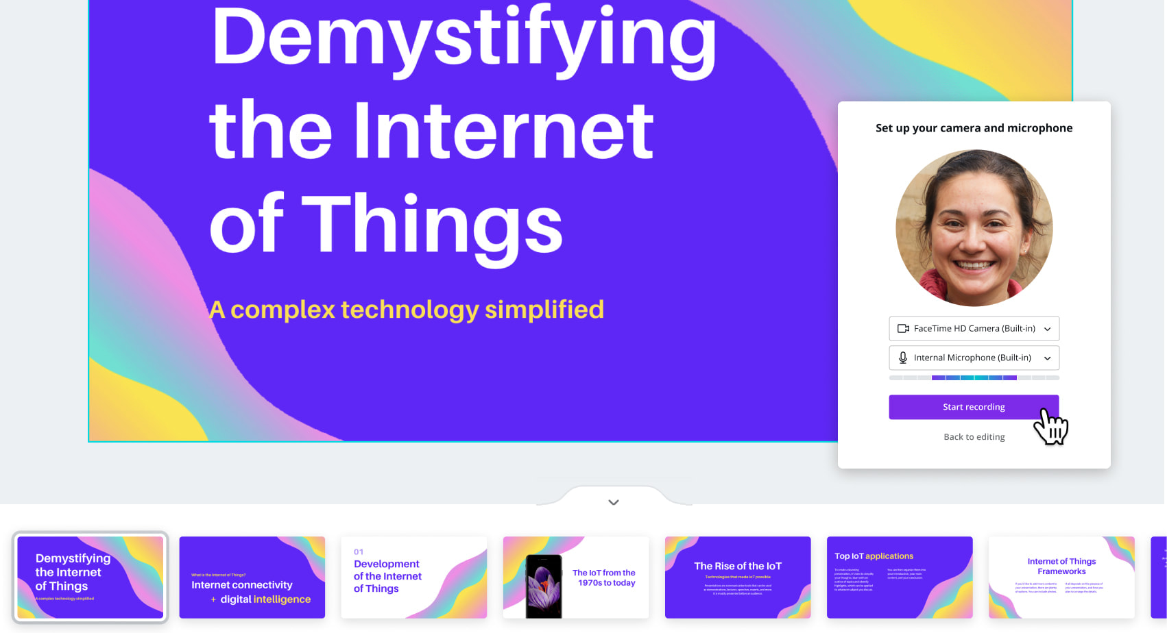 Videopresentasjoner – Hovedbilde