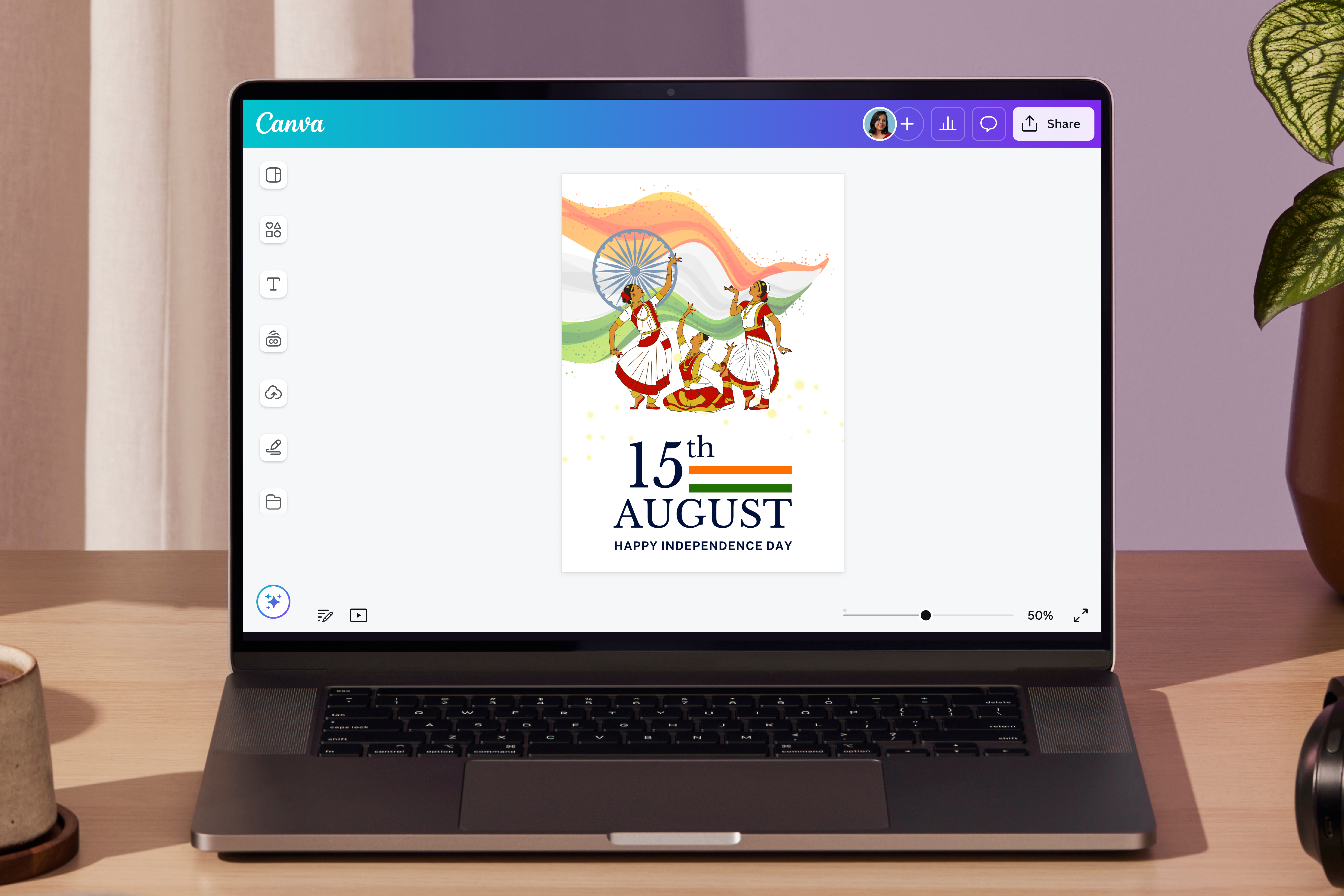 Create Independence Day Poster Hero Banner