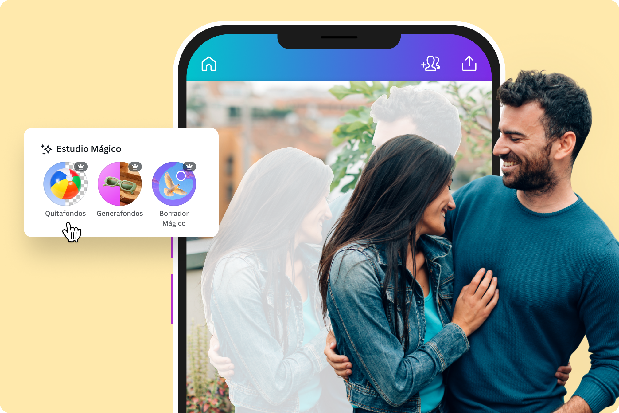 Editar foto con IA para borrar objetos.