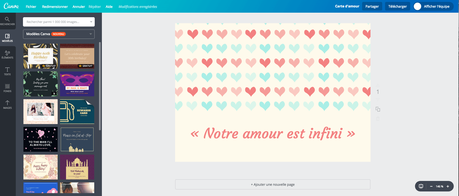 Carte d'amour Carte d'amour