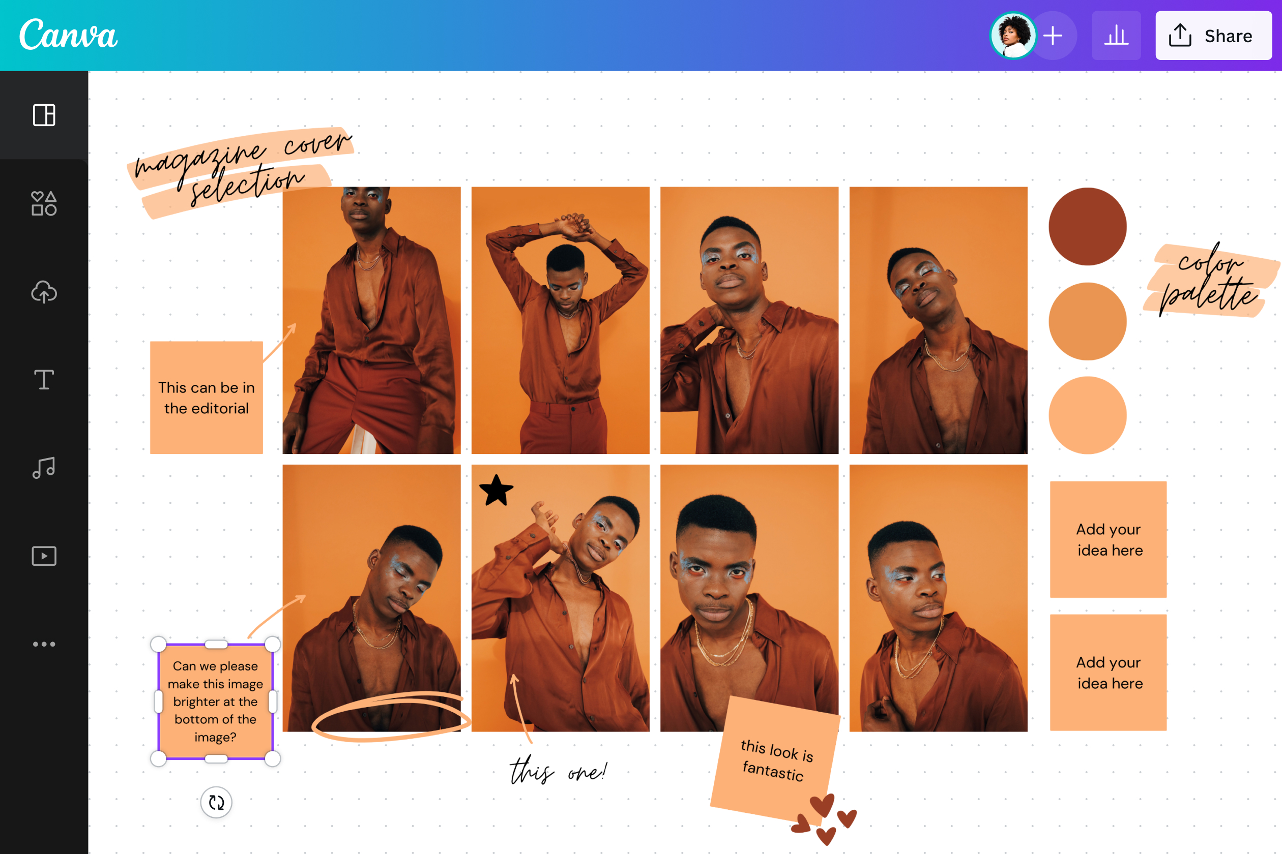 Customize sticky notes