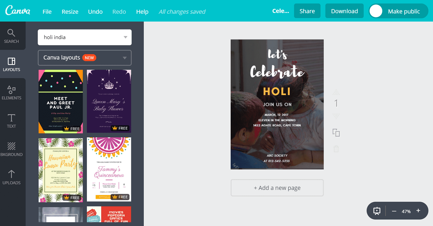 Holi Posters