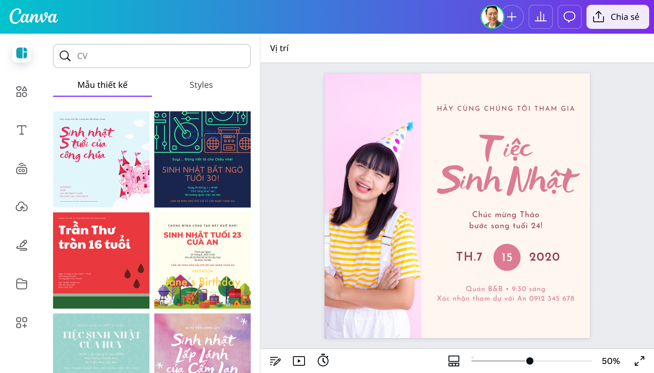 How to make a birthday invitation - Canva How to make a birthday invitation - Canva