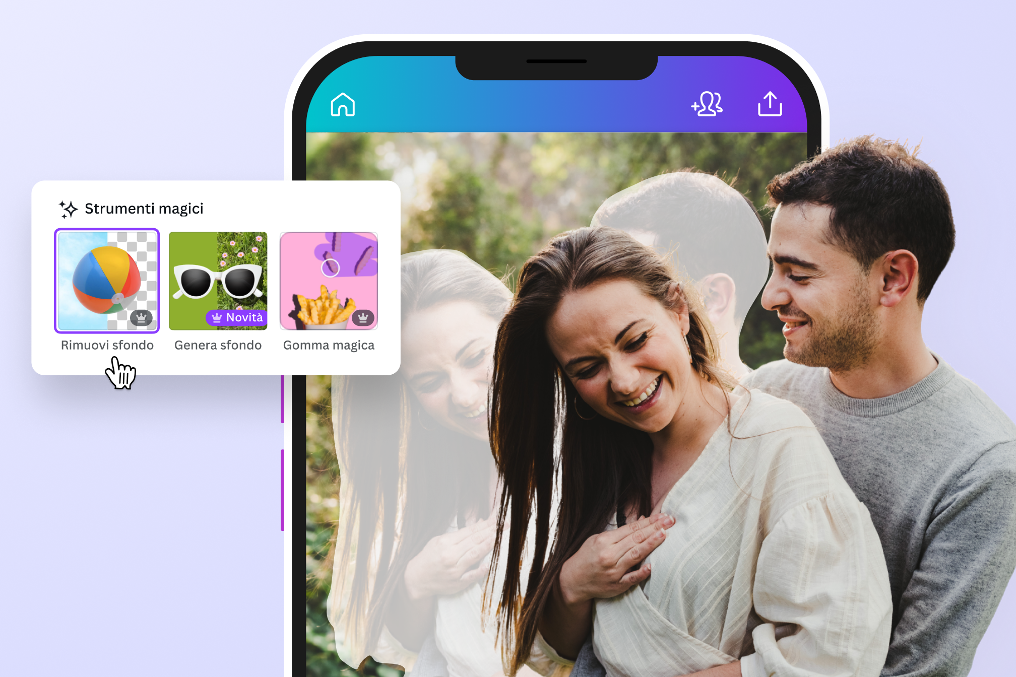 Modificare foto con intelligenza artificiale Eliminare oggetti dalle foto e rimuovere lo sfondo delle immagini