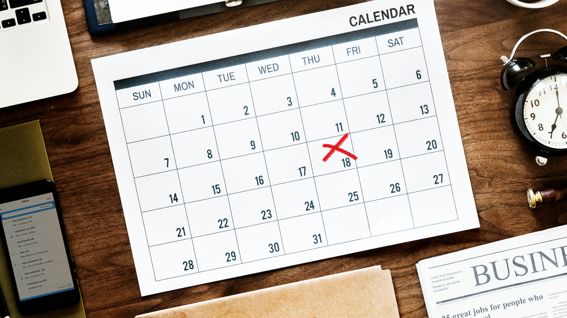 canva, calendrier, marketing
