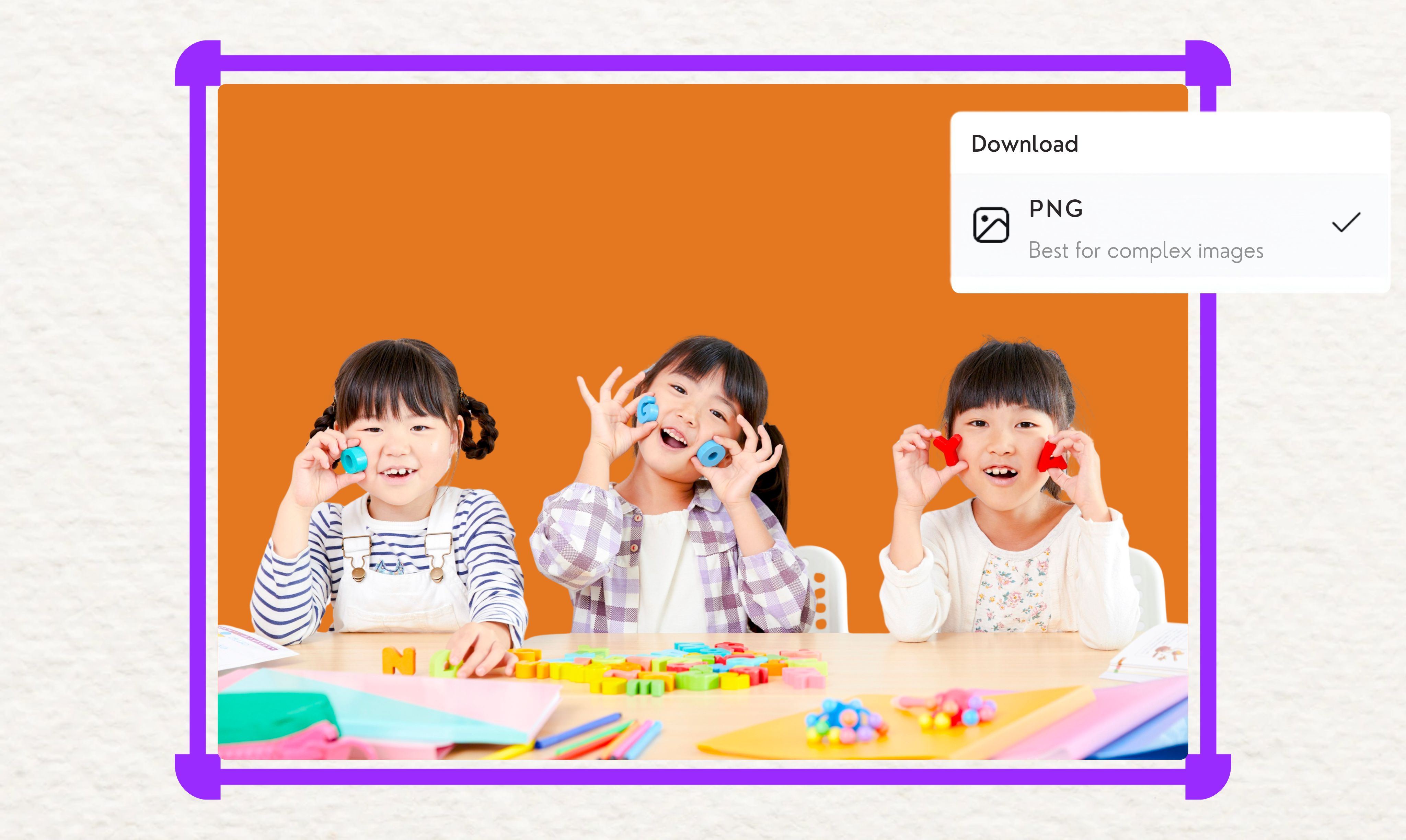 แบนเนอร์เปลี่ยนพื้นหลังสีส้ม