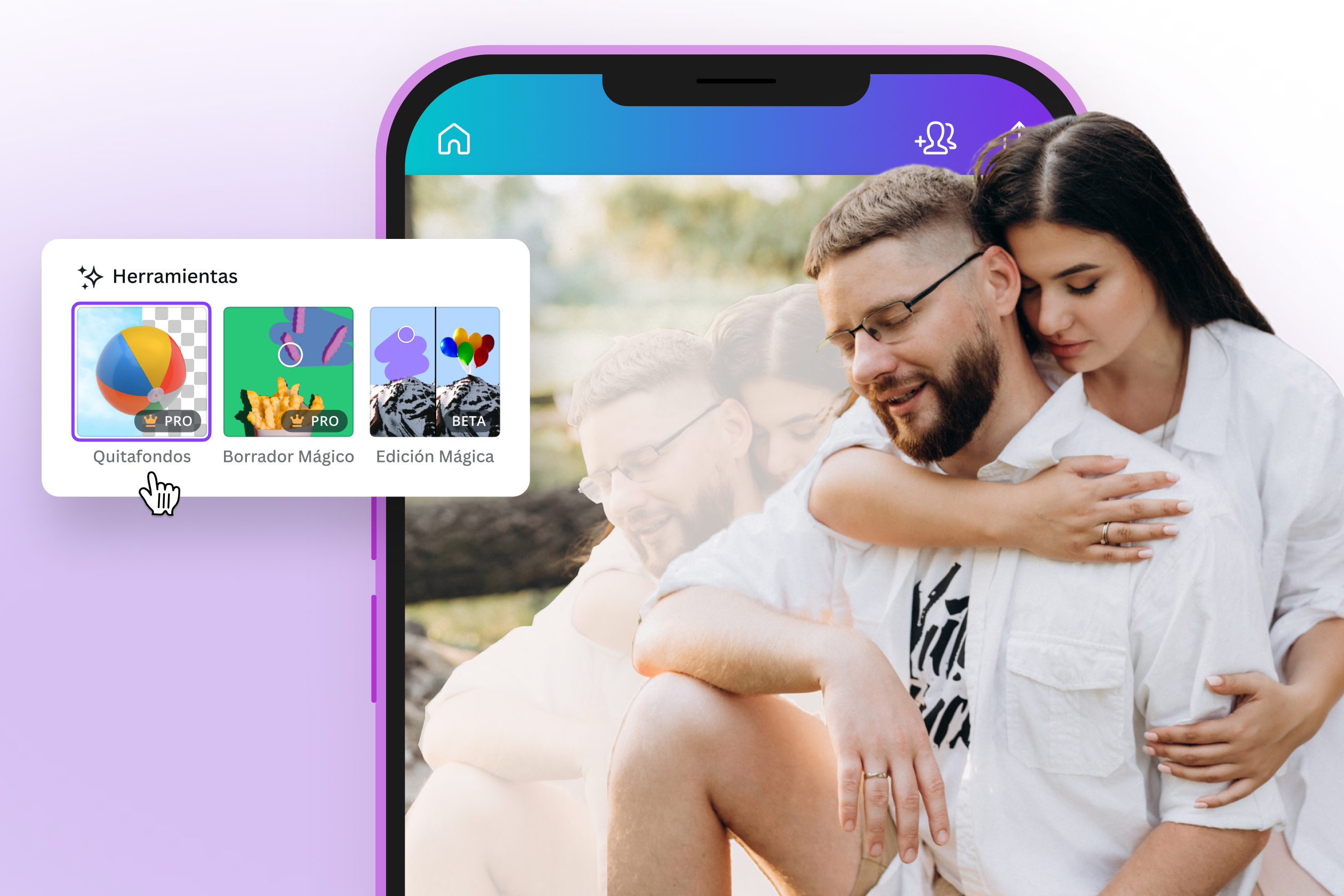 Erase objects and remove backgrounds in your images