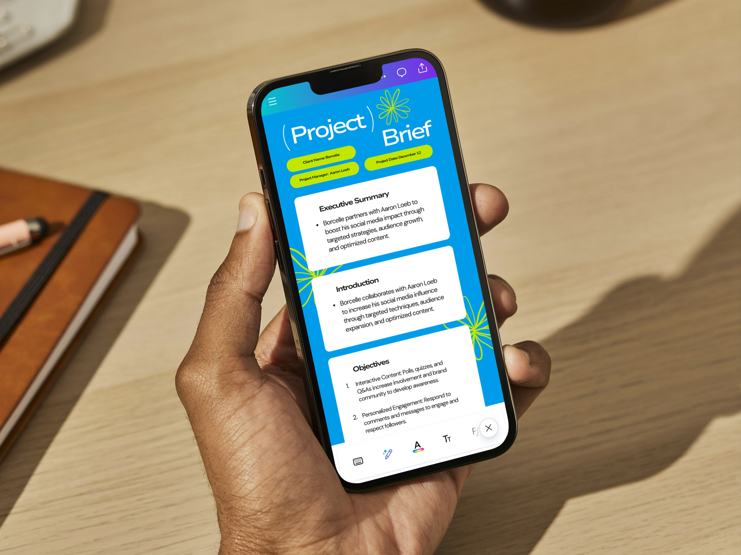 Project Brief Banner