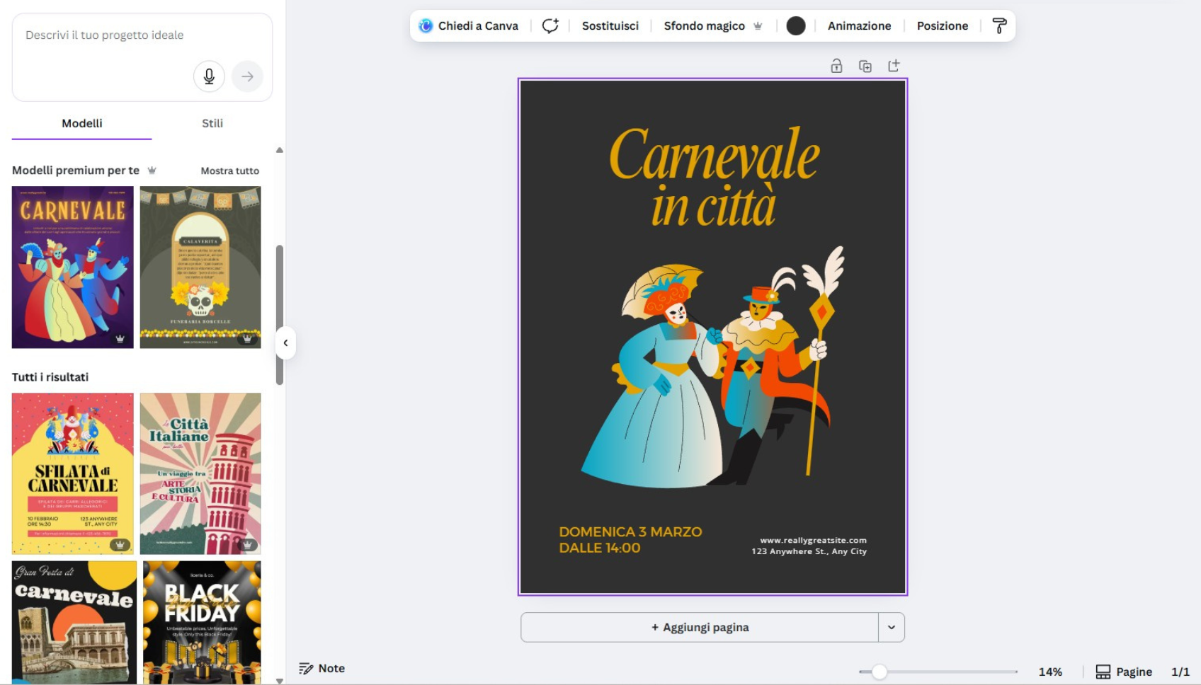 grafica sfondi per locandine eventi