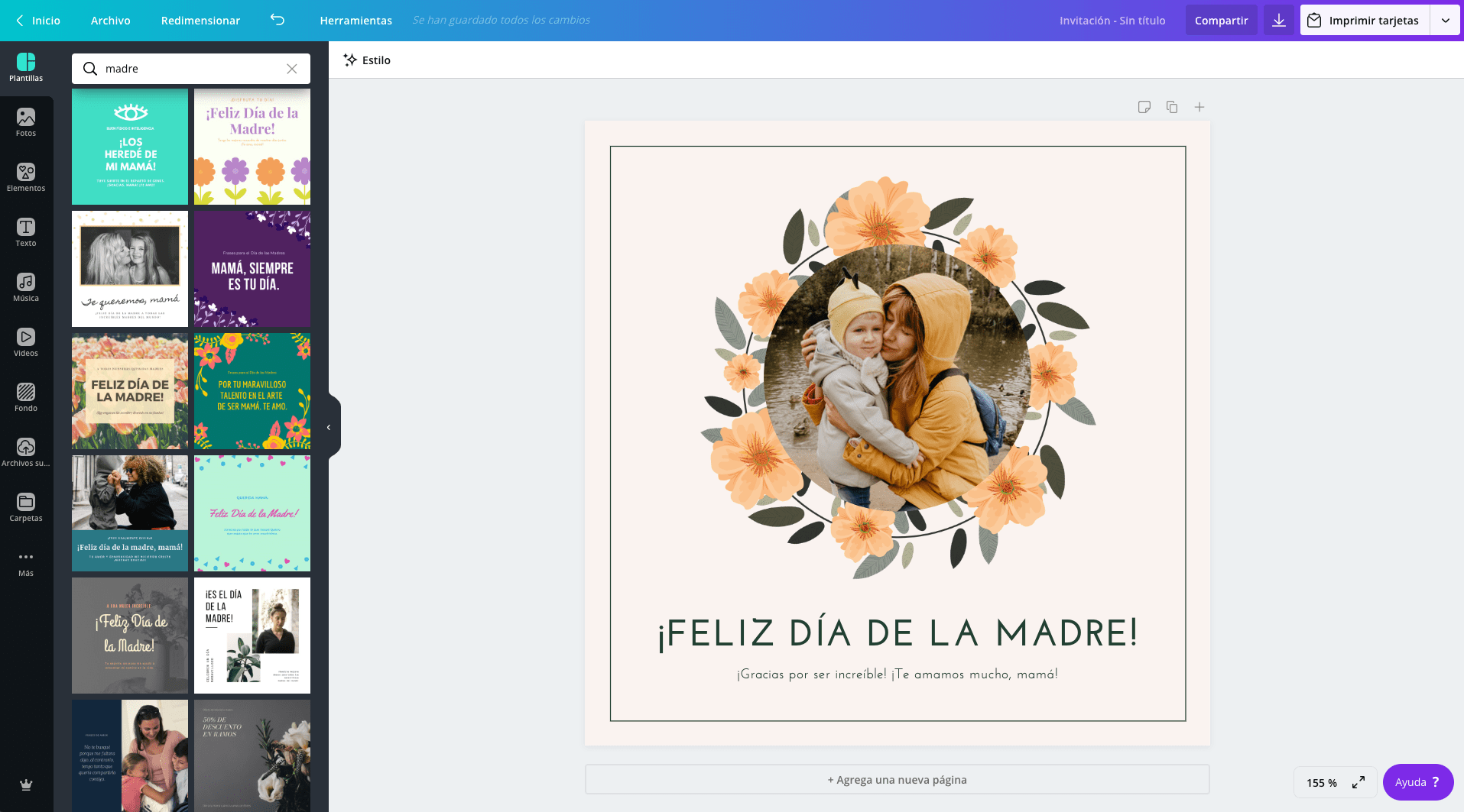 Invitaciones para el Día de las Madres