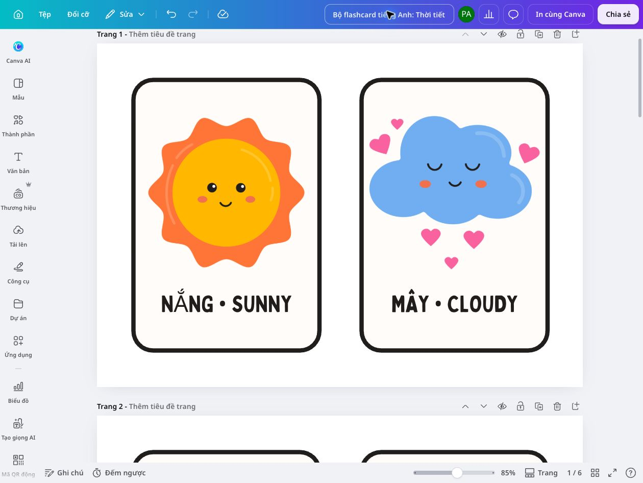 Cách tạo Flashcard miễn phí với AI trên app, điện thoại, hoặc máy tính với Canva Cách tạo Flashcard miễn phí với AI trên app, điện thoại, hoặc máy tính với Canva