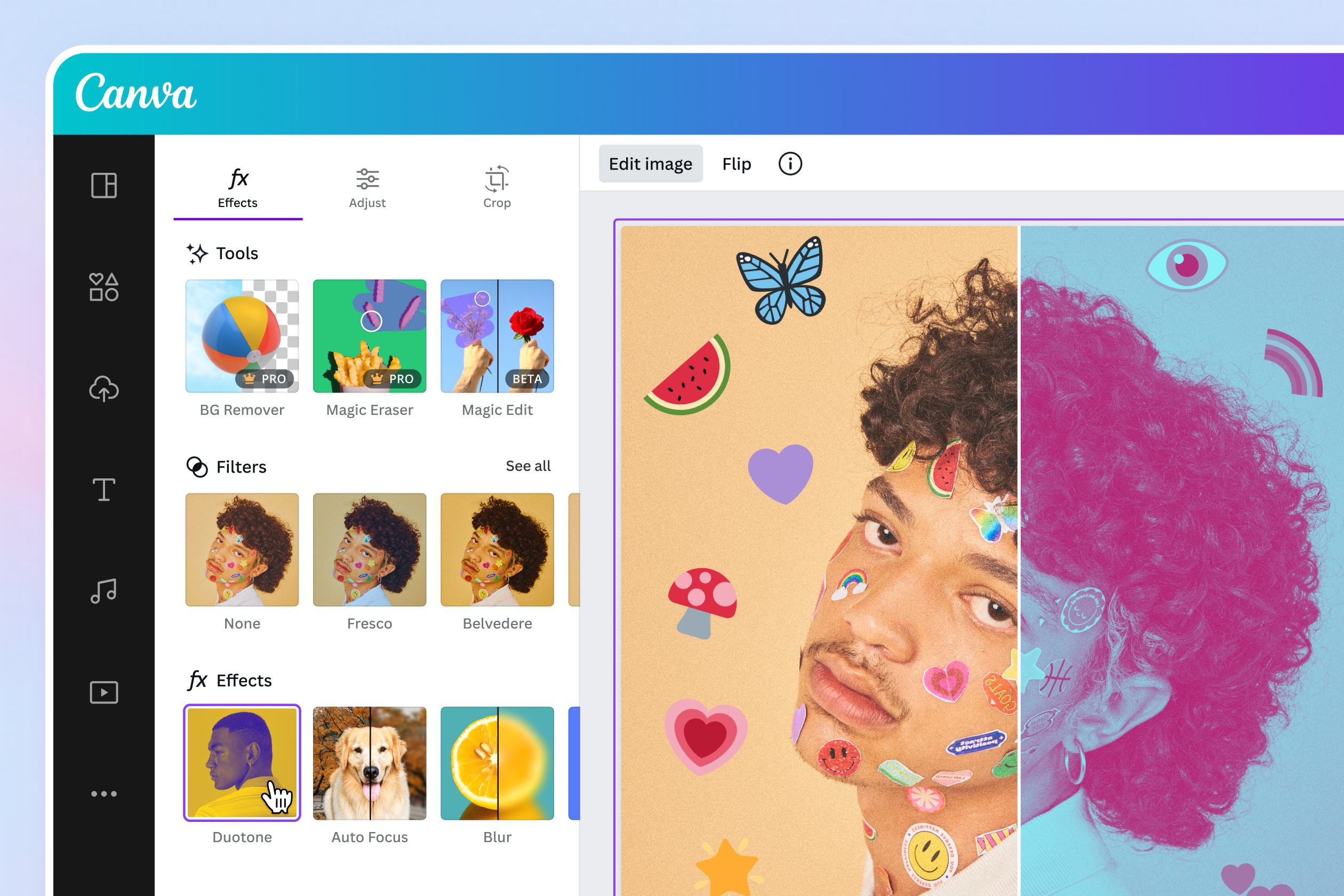 Easily edit and add emojis to your photos Easily edit and add emojis to your photos